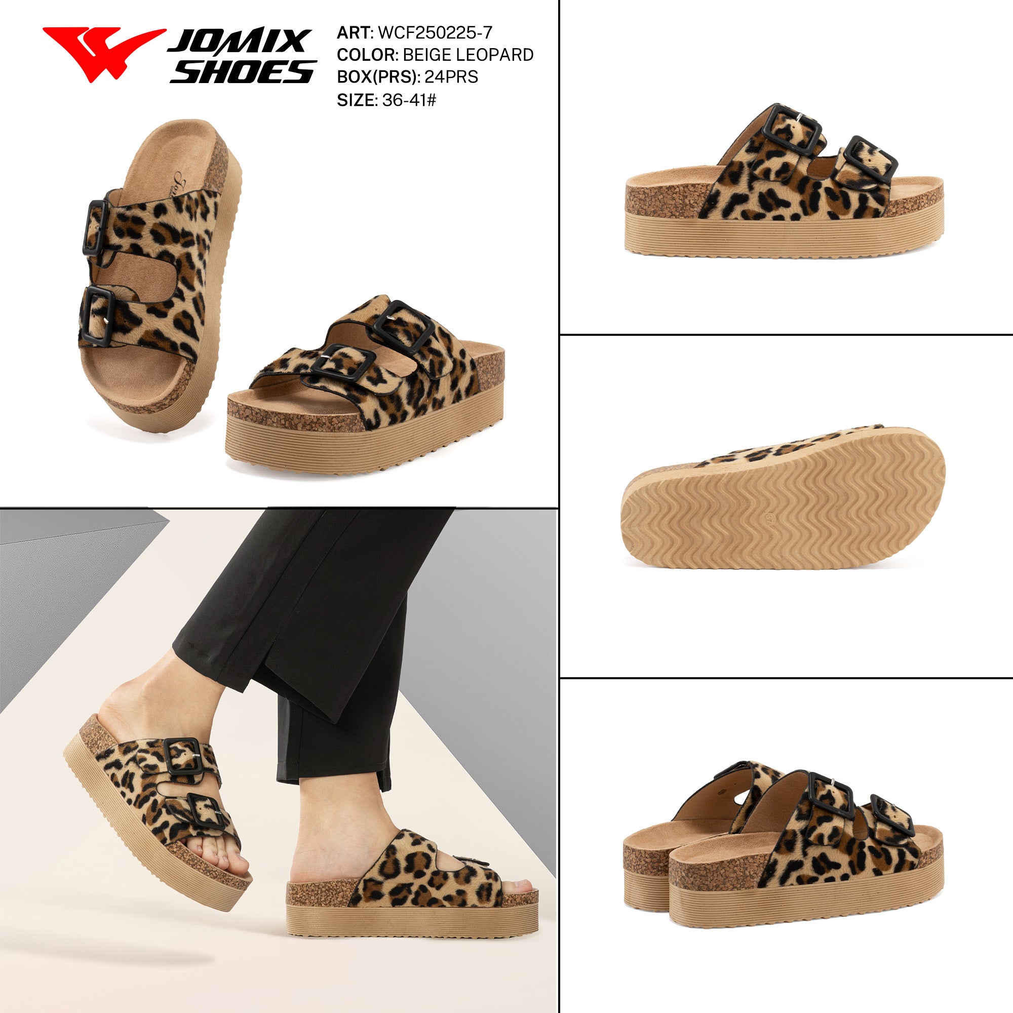 Ciabatte Tacco Alto Wcf250225 - 7 - Fornitura all'ingrosso di Sandali Donna da Jomix Shoes B2B