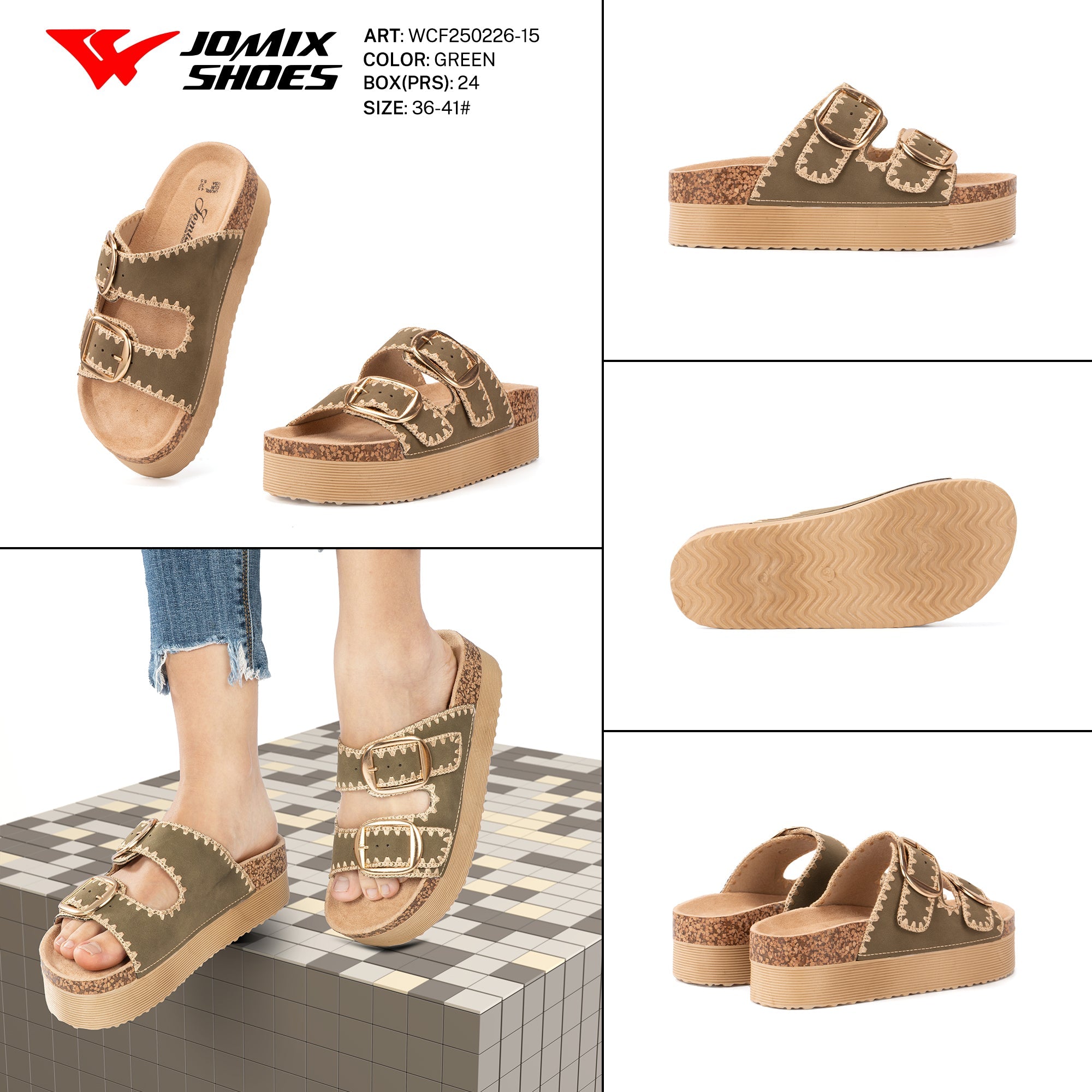 Sandali Tacco Alto Wcf250226 - 15 - Fornitura all'ingrosso di Sandali Donna da Jomix Shoes B2B