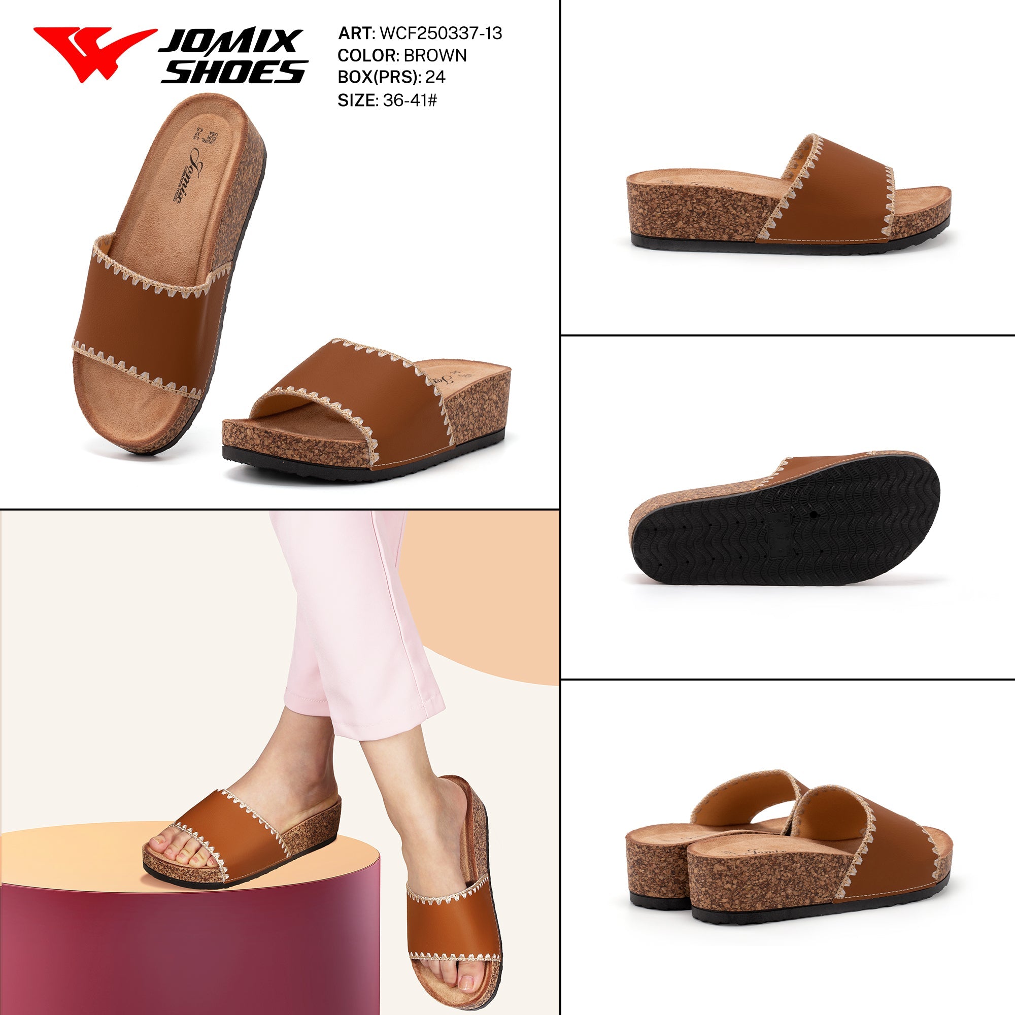 Ciabatte Tacco Alto Wcf250337 - 13 - Fornitura all'ingrosso di Sandali Donna da Jomix Shoes B2B