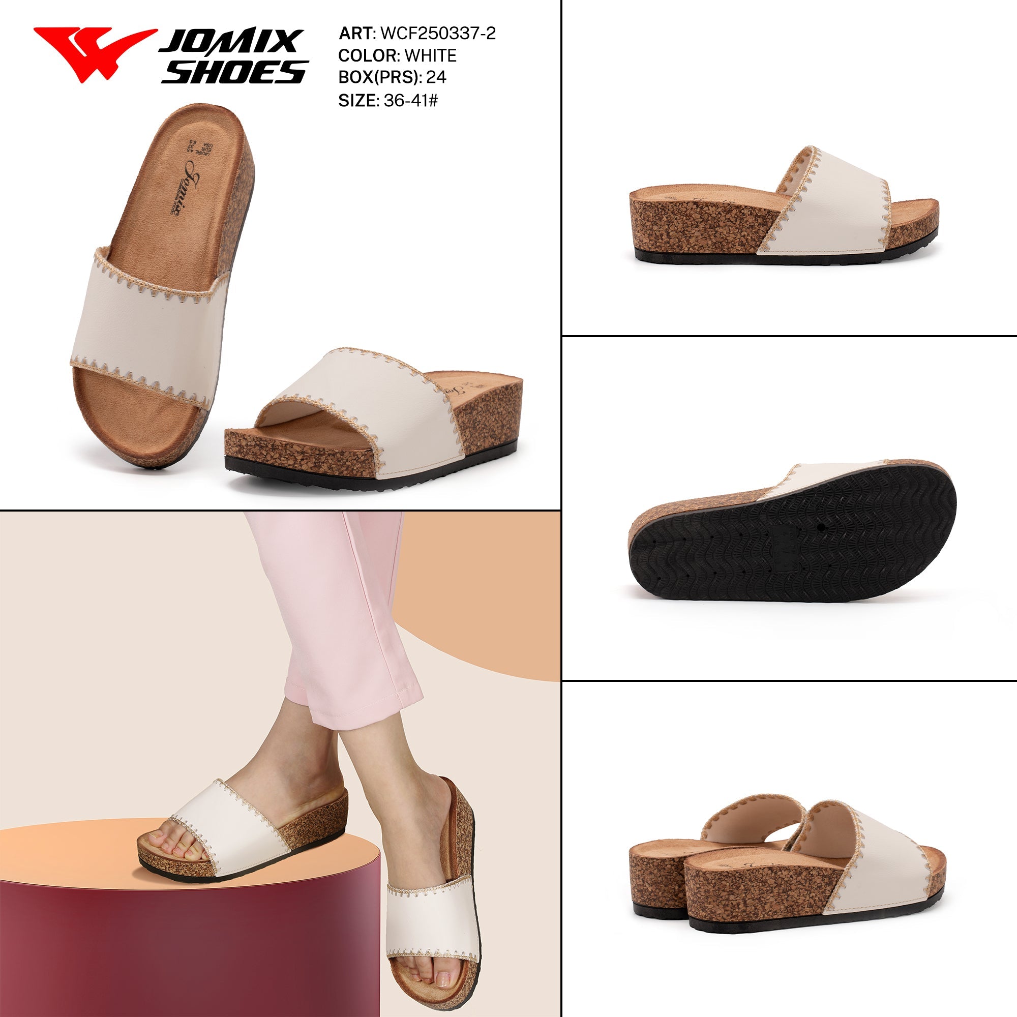 Ciabatte Tacco Alto Wcf250337 - 2 - Fornitura all'ingrosso di Sandali Donna da Jomix Shoes B2B