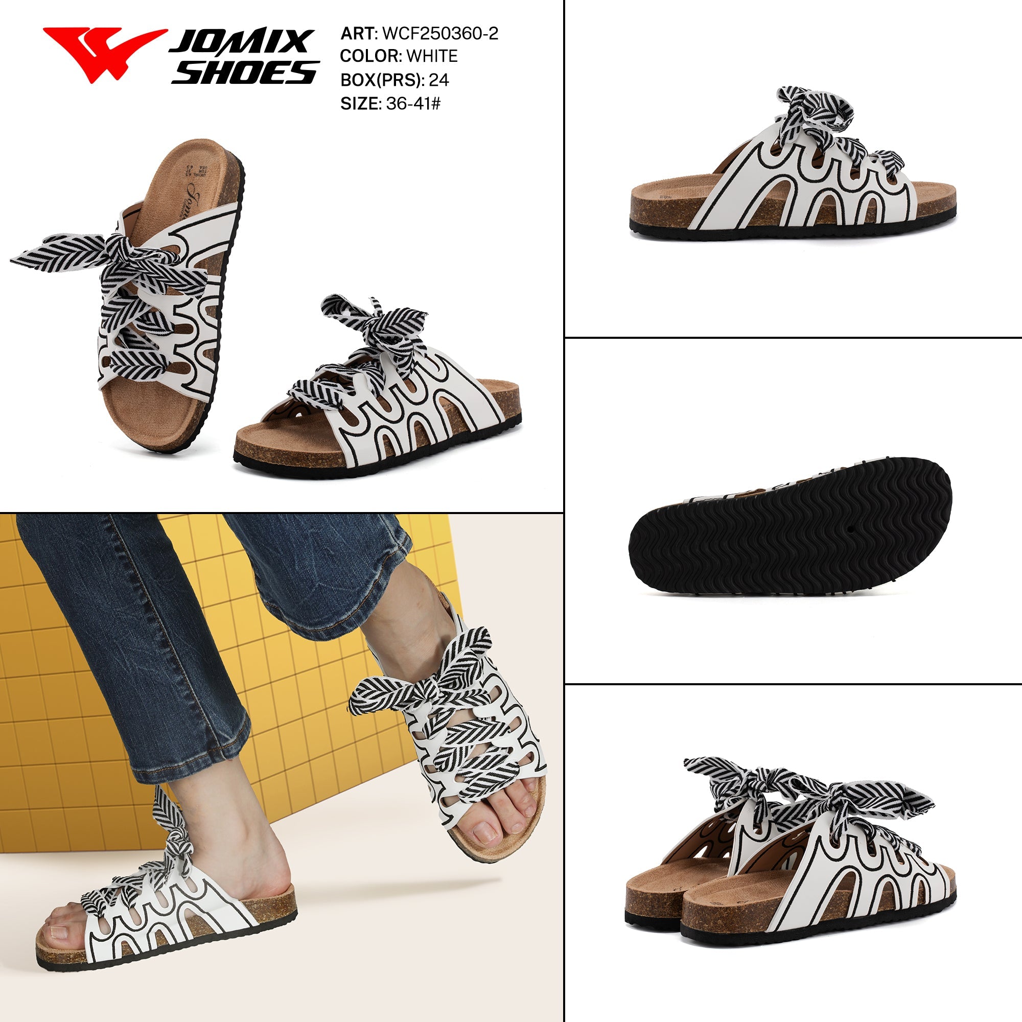 Ciabatte Tacco Alto Wcf250360 - 2 - Fornitura all'ingrosso di Sandali Donna da Jomix Shoes B2B