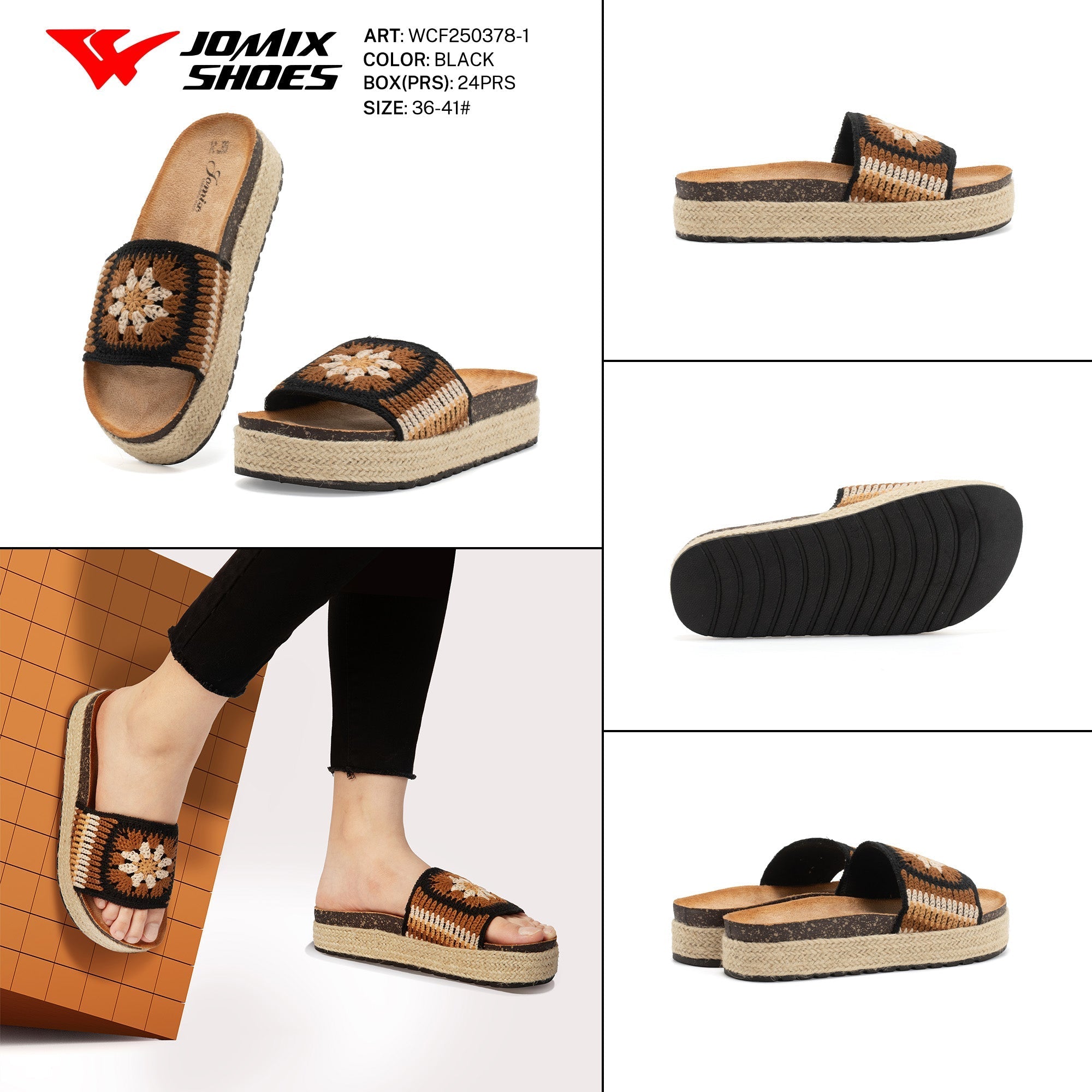 Ciabatte Tacco Alto Wcf250378 - 1 - Fornitura all'ingrosso di Sandali Donna da Jomix Shoes B2B