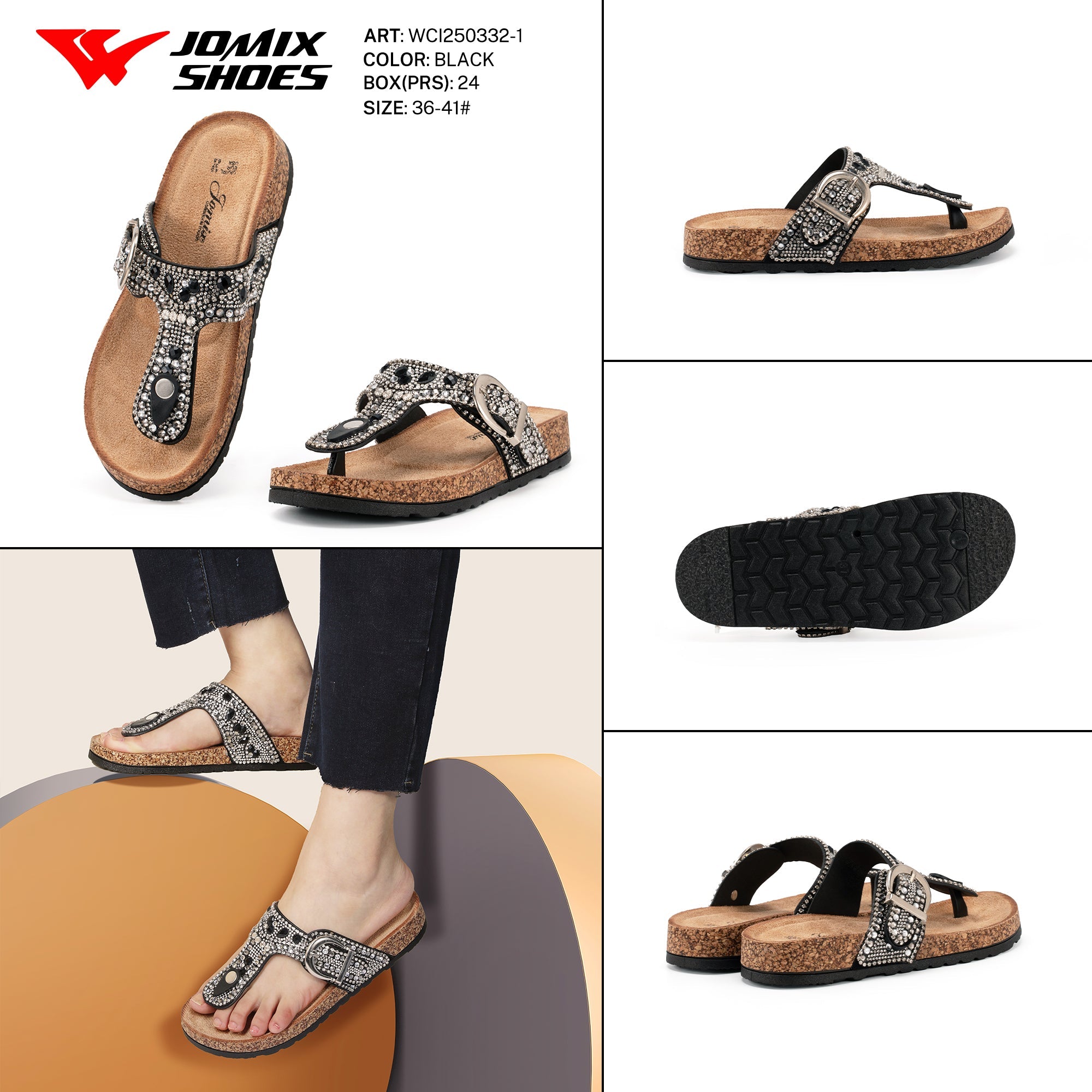 Ciabatte Tacco Alto Wci250332 - 1 - Fornitura all'ingrosso di Sandali Donna da Jomix Shoes B2B