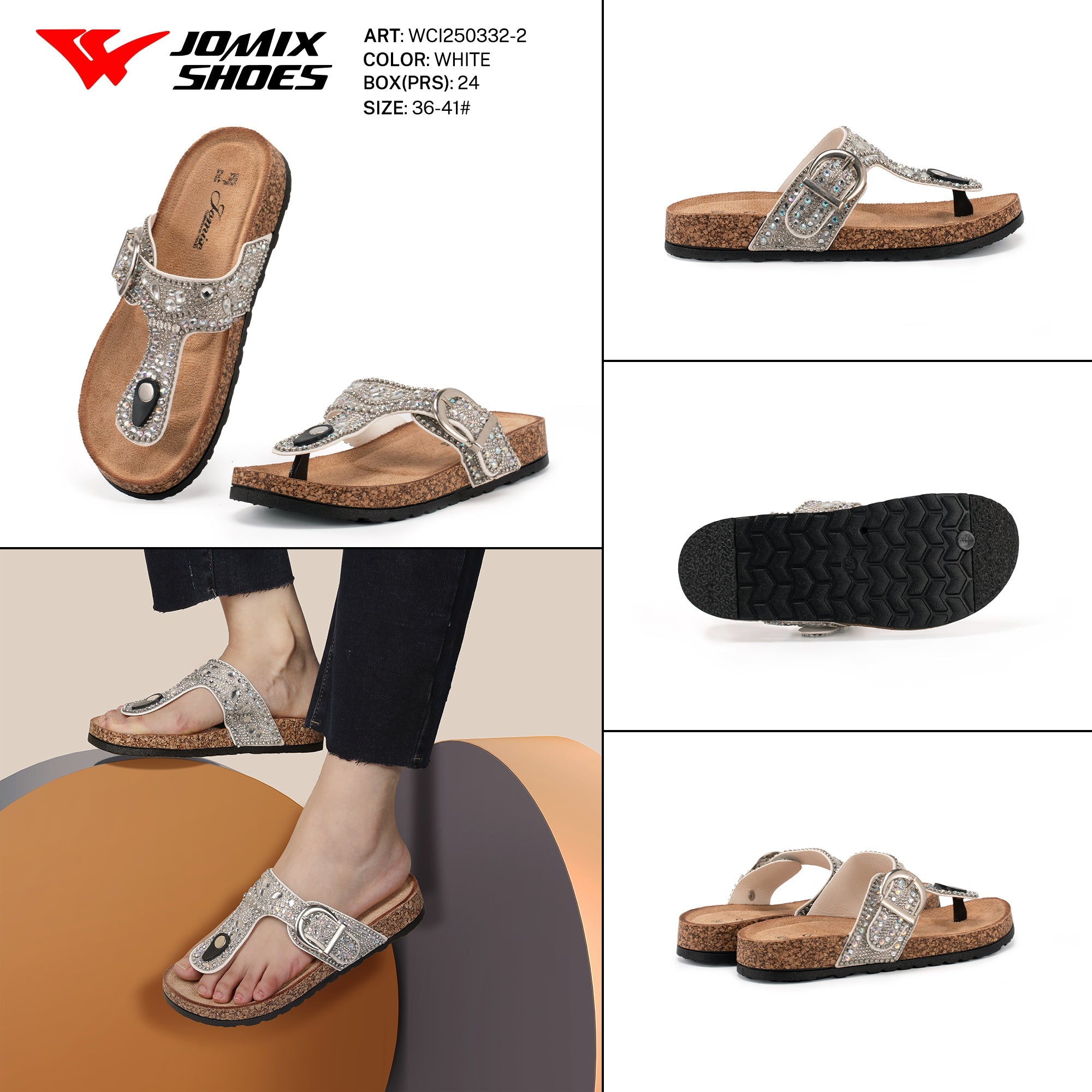 Ciabatte Tacco Alto Wci250332 - 2 - Fornitura all'ingrosso di Sandali Donna da Jomix Shoes B2B