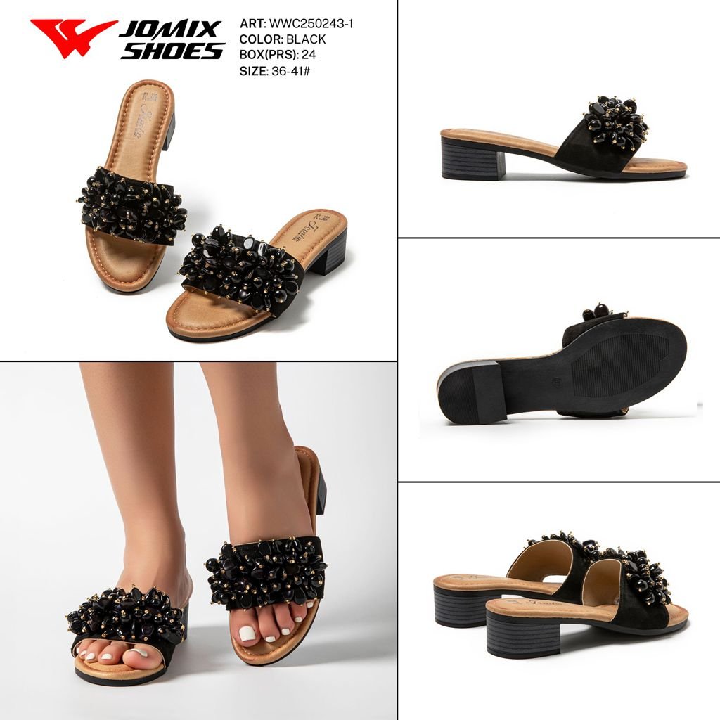 Ciabatte Tacco Alto WWC250243 - 1 - Fornitura all'ingrosso di Ciabatte Donna da Jomix Shoes B2B