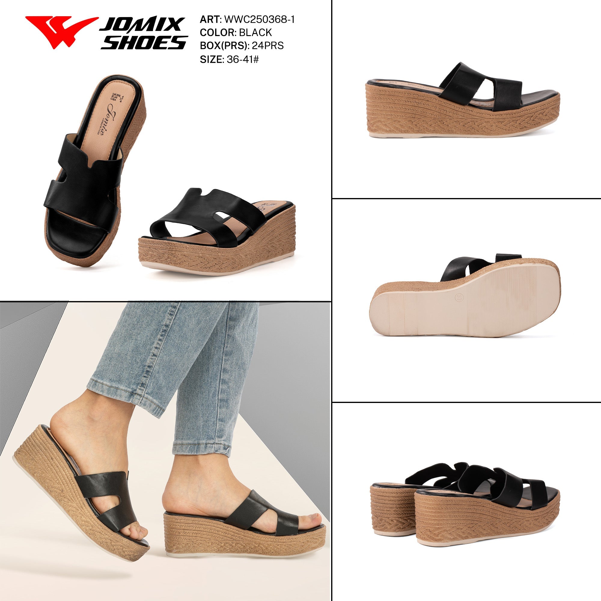 Ciabatte Tacco Alto Wwc250368 - 1 - Fornitura all'ingrosso di Sandali Donna da Jomix Shoes B2B