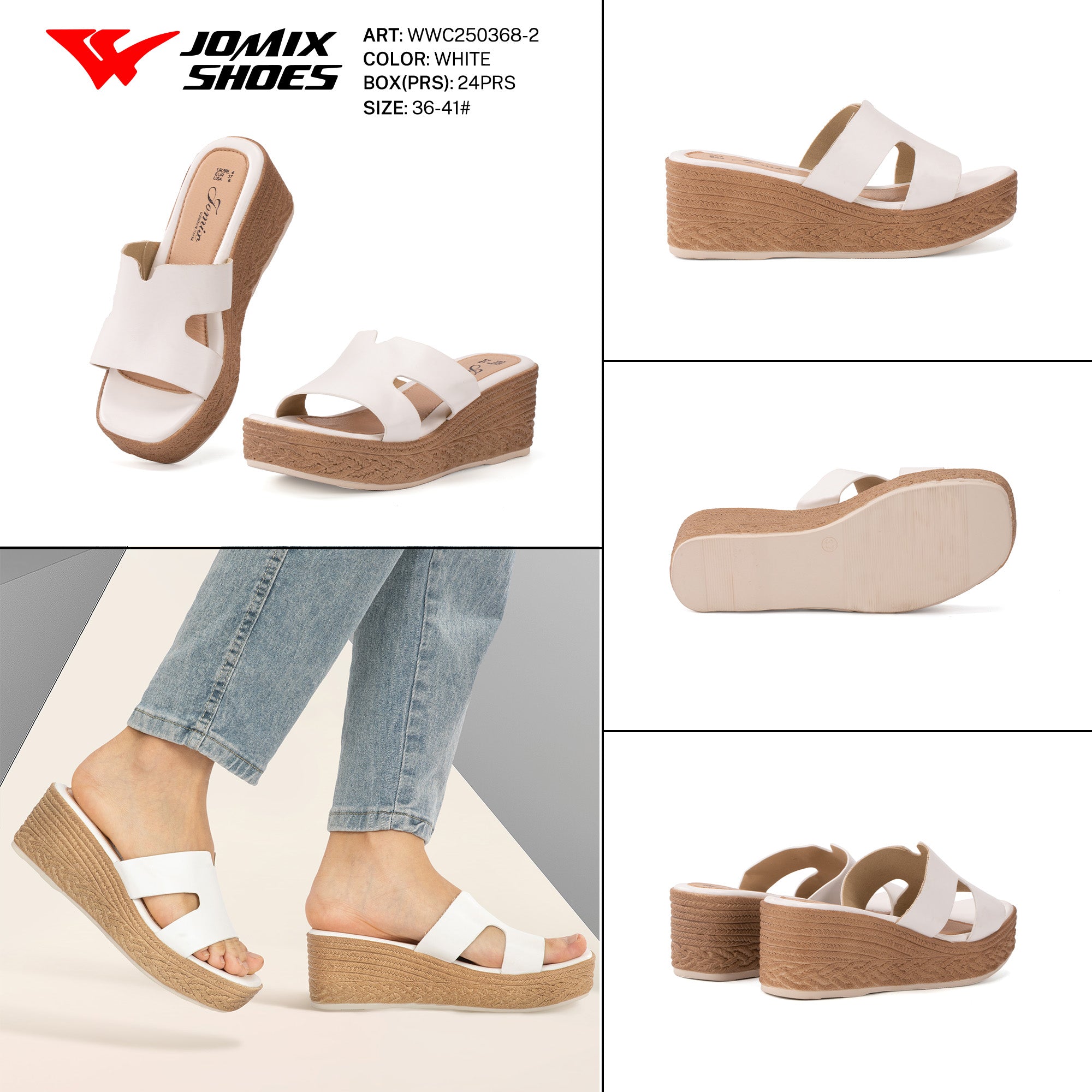 Ciabatte Tacco Alto Wwc250368 - 2 - Fornitura all'ingrosso di Sandali Donna da Jomix Shoes B2B