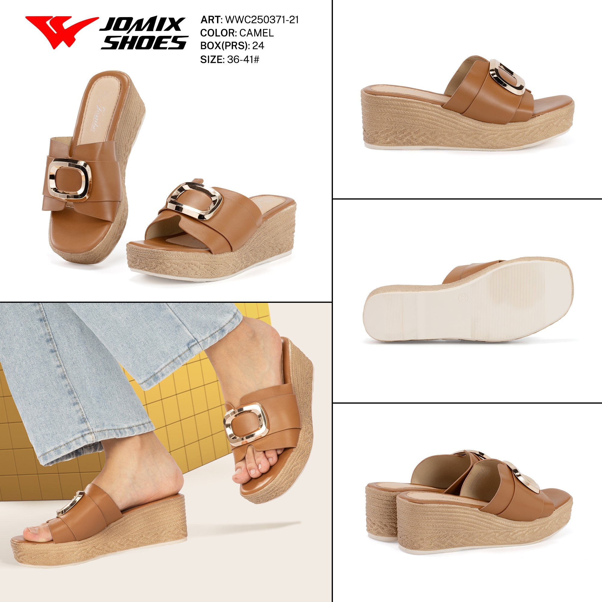 Ciabatte Tacco Alto Wwc250371 - 21 - Fornitura all'ingrosso di Sandali Donna da Jomix Shoes B2B