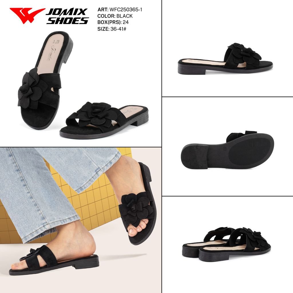 Ciabatte Da Donna Tacco Basso WFC250365 - 1 - Fornitura all'ingrosso di Ciabatte Donna da Jomix Shoes B2B