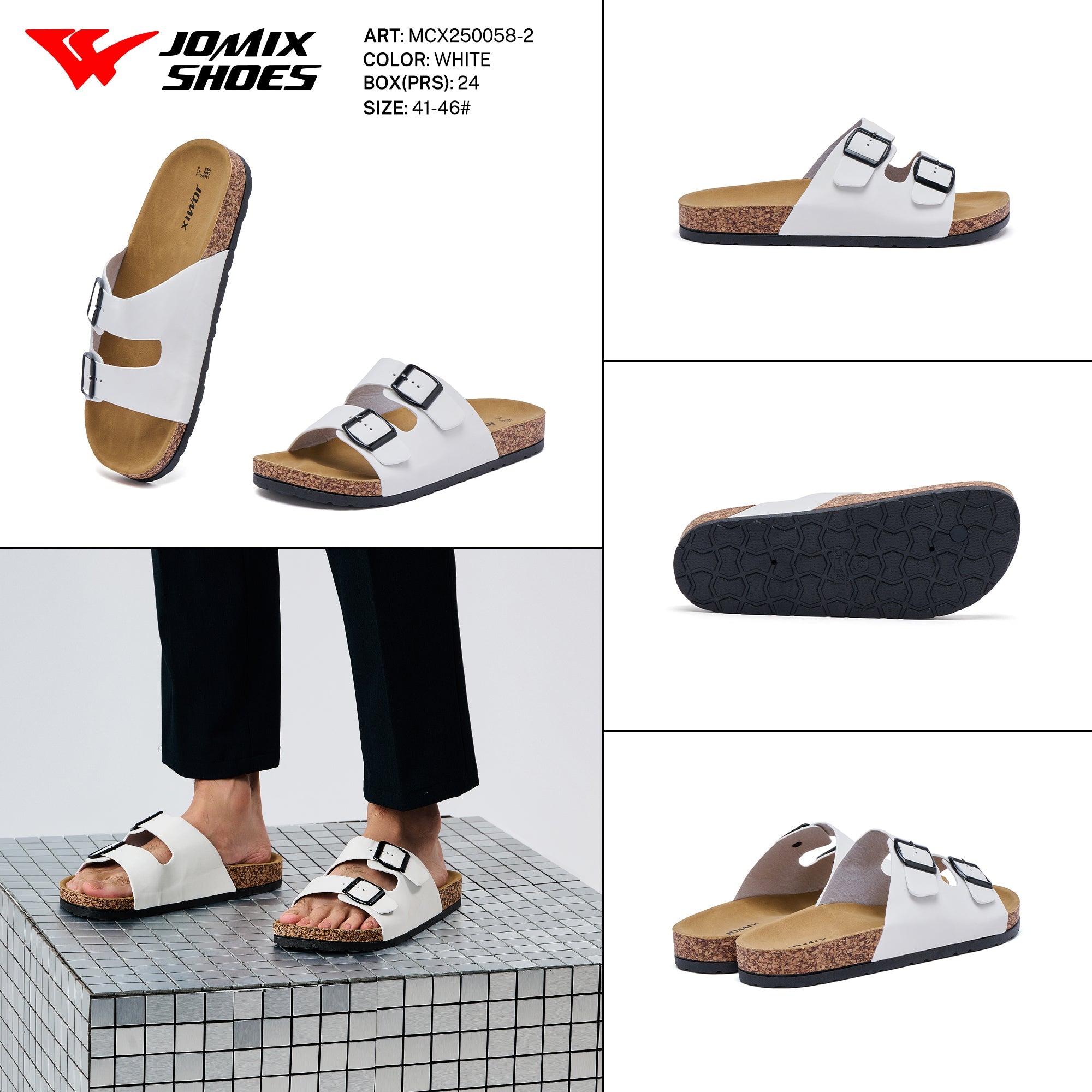 Ciabatte Uomo Aperte Mcx250058 - 2 - Fornitura all'ingrosso di Sandali Uomo da Jomix Shoes B2B