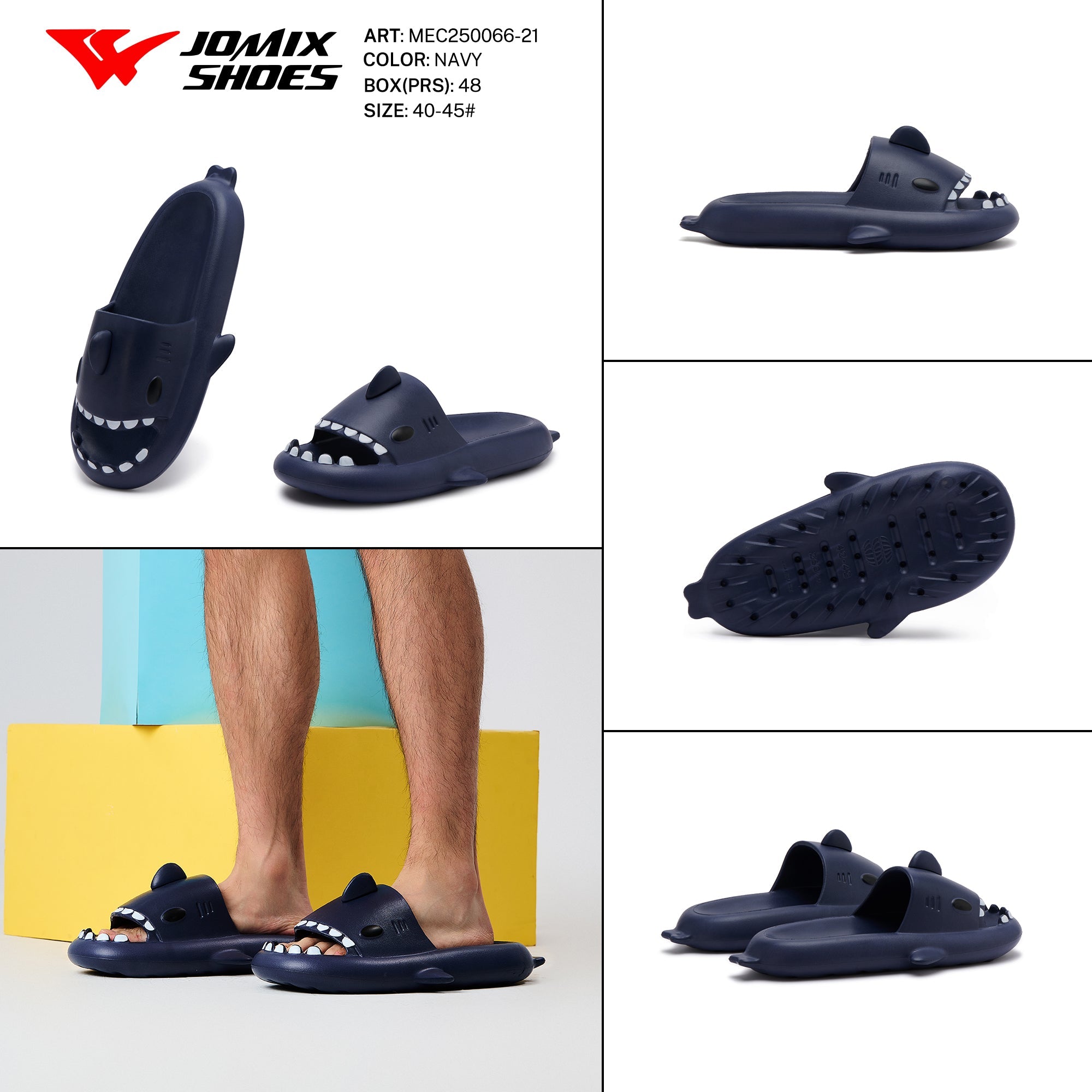 Ciabatte Uomo Aperto Mec250066 - 21 - Fornitura all'ingrosso di Scarpe Donna da Jomix Shoes B2B
