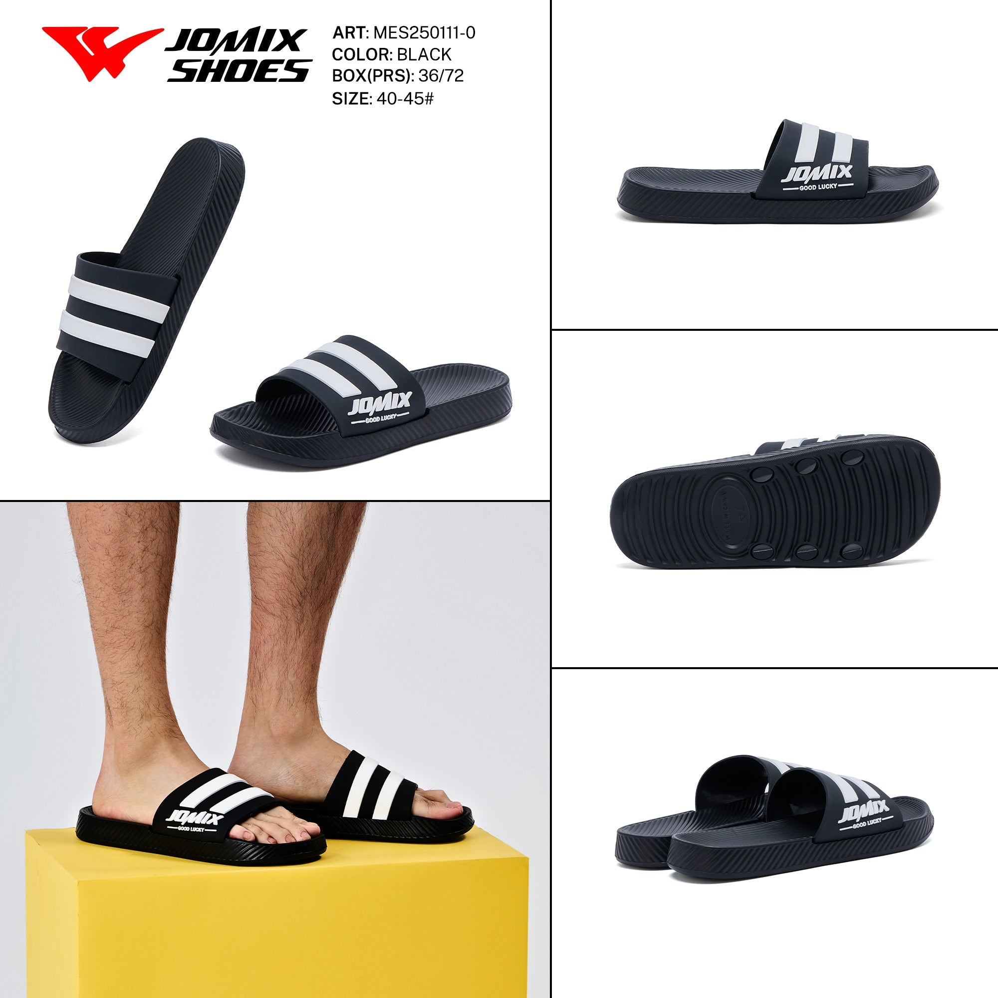Ciabatte Uomo Aperto Mes250111 - 0 - Fornitura all'ingrosso di Ciabatte Uomo da Jomix Shoes B2B
