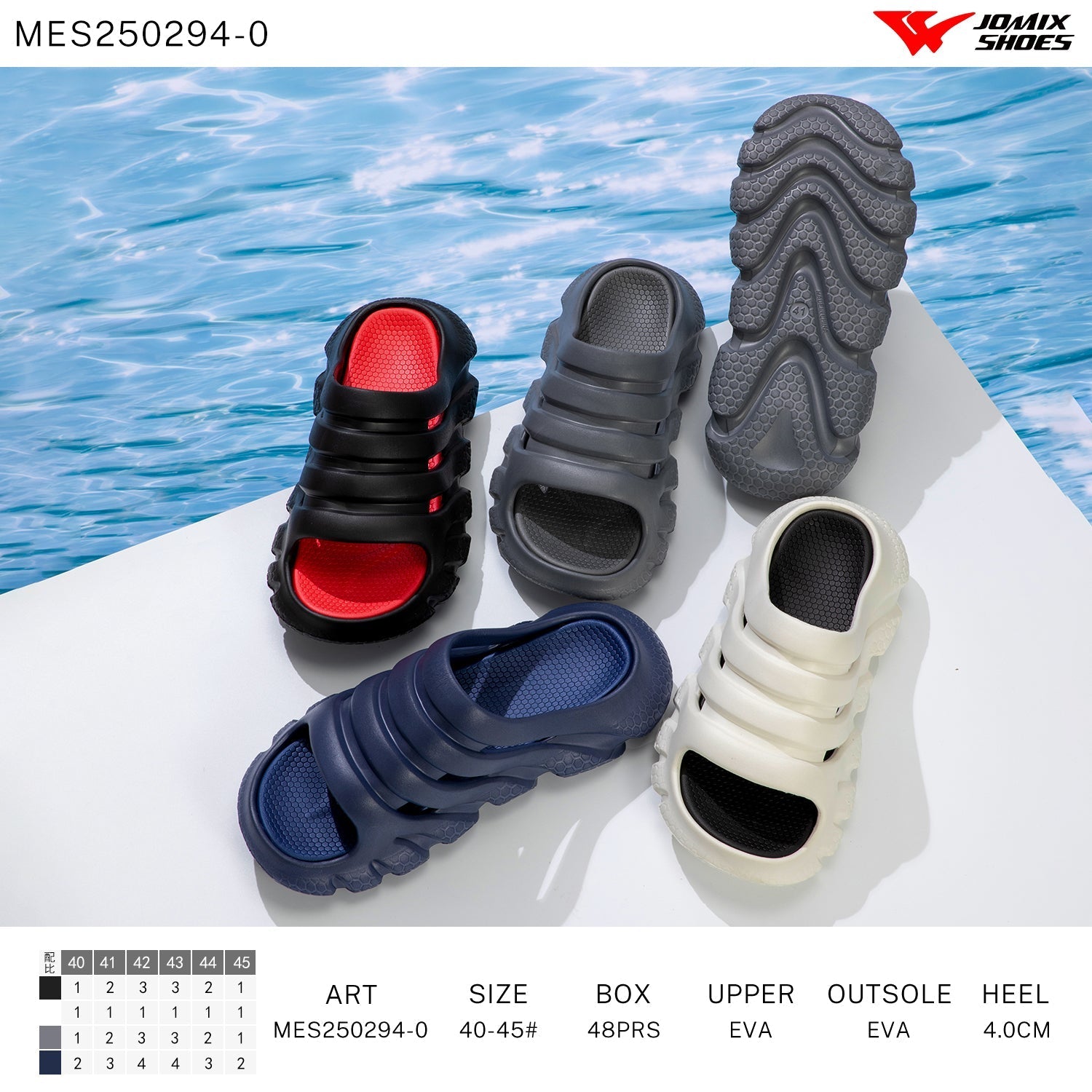 Ciabatte Uomo Mix Colore Mes250294 - 0 - Fornitura all'ingrosso di Ciabatte Uomo da Jomix Shoes B2B