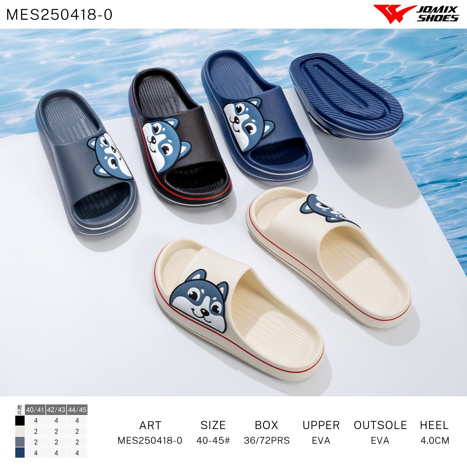 Ciabatte Uomo Mix Colore Mes250418 - 0 - Fornitura all'ingrosso di Ciabatte Uomo da Jomix Shoes B2B