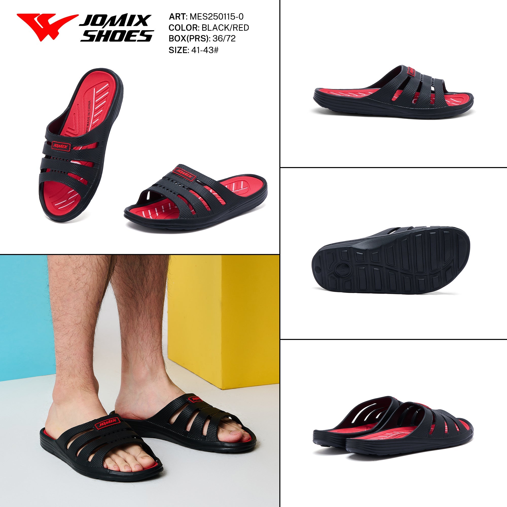 Ciabatte Uomo Taglia Piccola Mes250115 - 0 - Fornitura all'ingrosso di Ciabatte Uomo da Jomix Shoes B2B