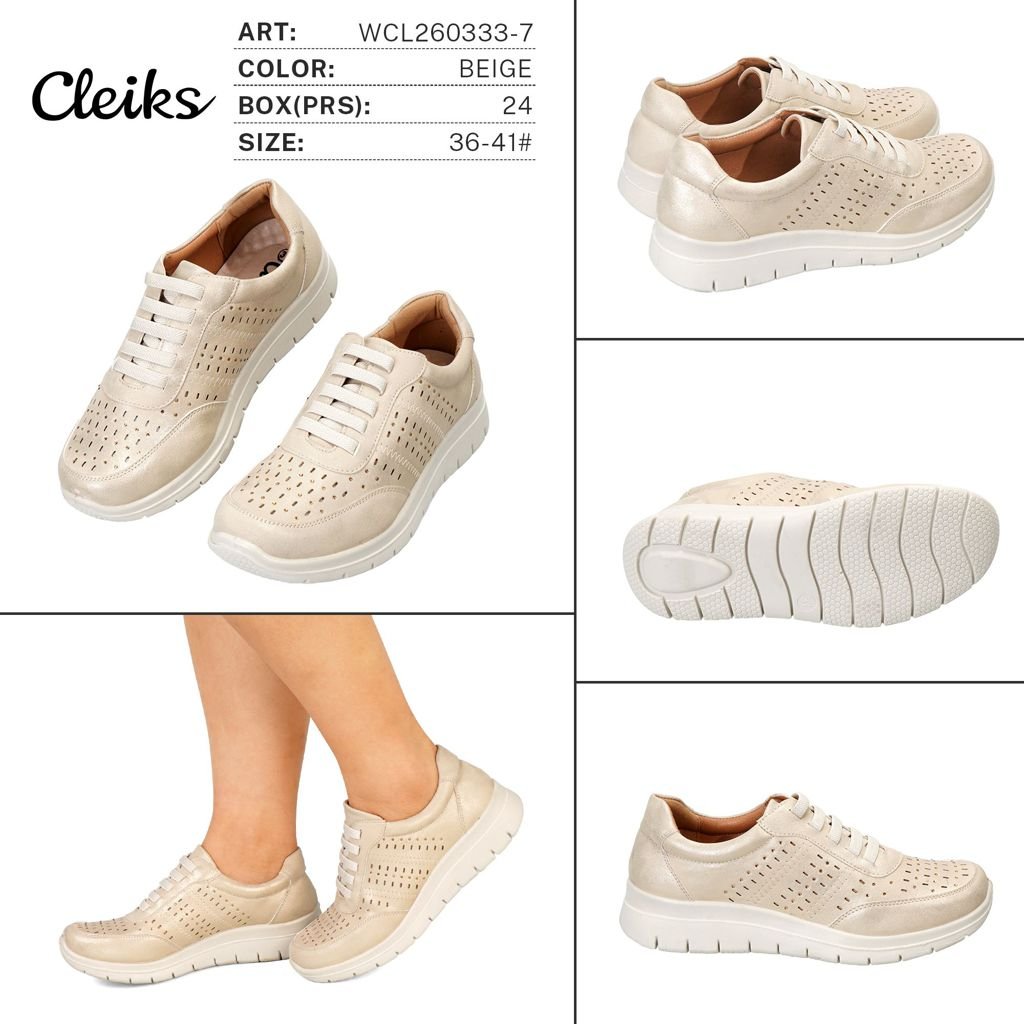 Cleiks lady scarpe casual WCL260333 - 7 - Fornitura all'ingrosso di Scarpe Donna da Jomix Shoes B2B