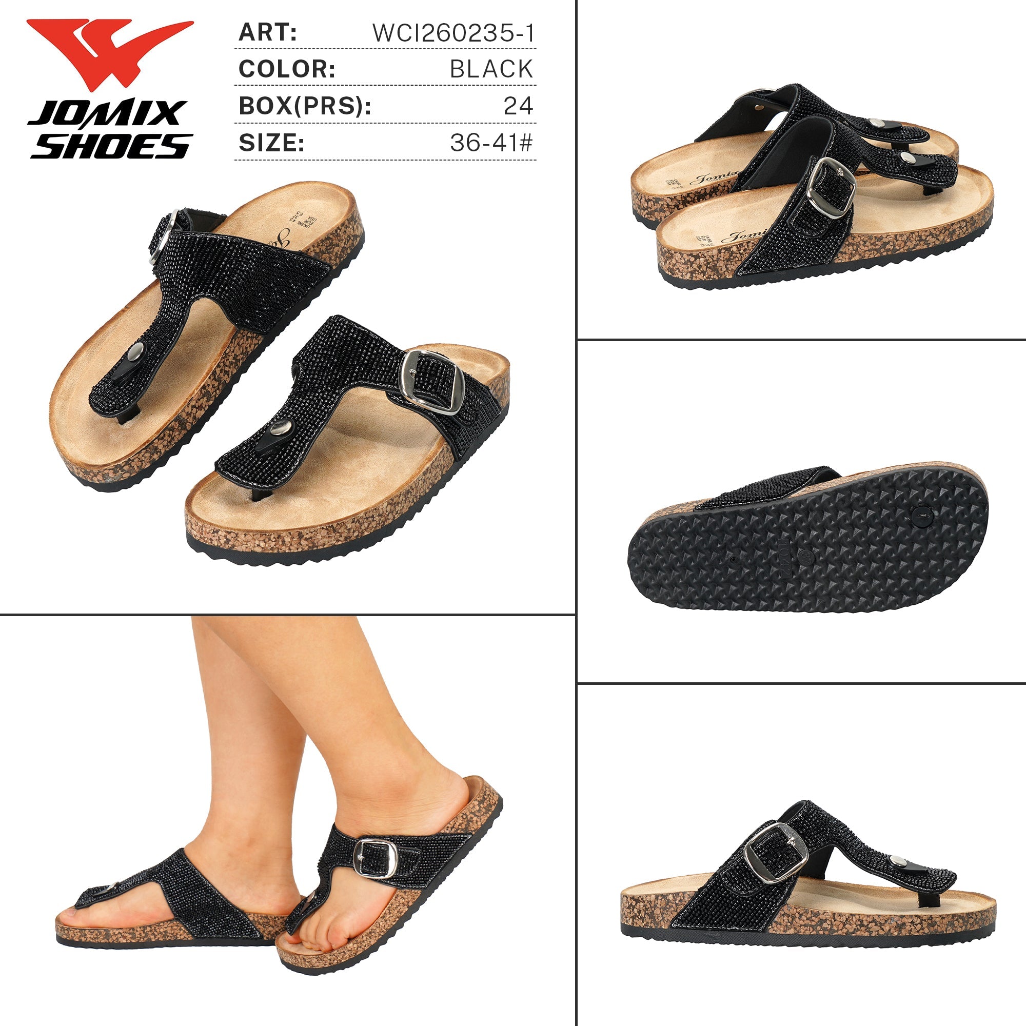 Infradito da Donna WCI260235 - 1 - Fornitura all'ingrosso di Infradito Donna da Jomix Shoes B2B