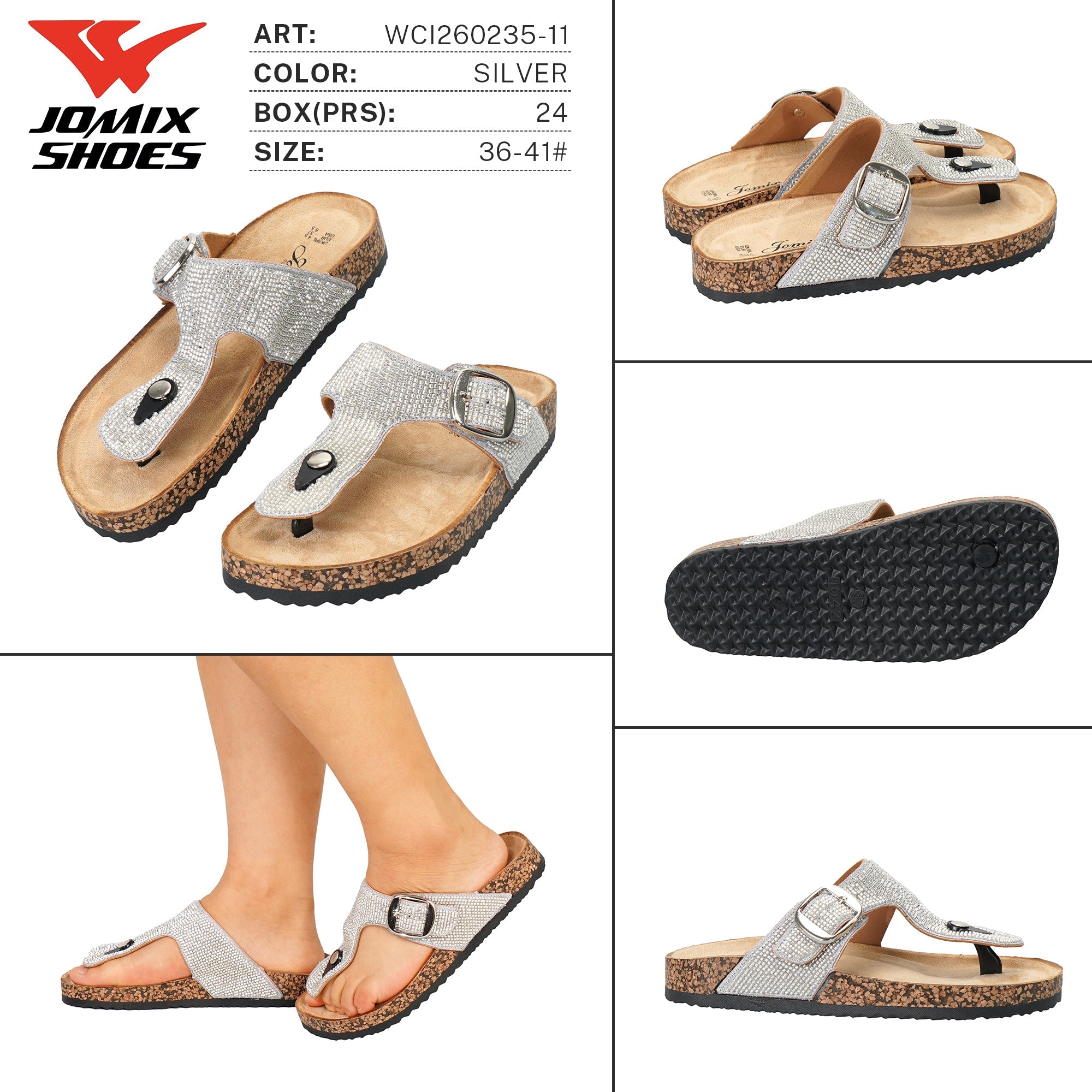 Infradito da Donna WCI260235 - 11 - Fornitura all'ingrosso di Infradito Donna da Jomix Shoes B2B