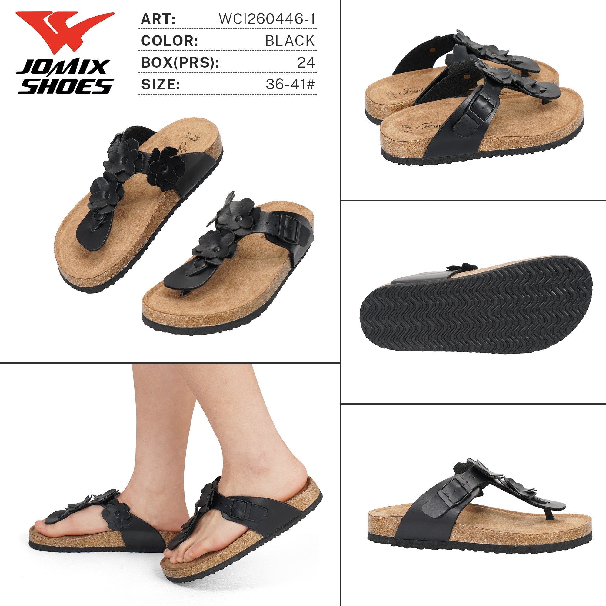 Infradito da Donna WCI260446 - 1 - Fornitura all'ingrosso di Infradito Donna da Jomix Shoes B2B