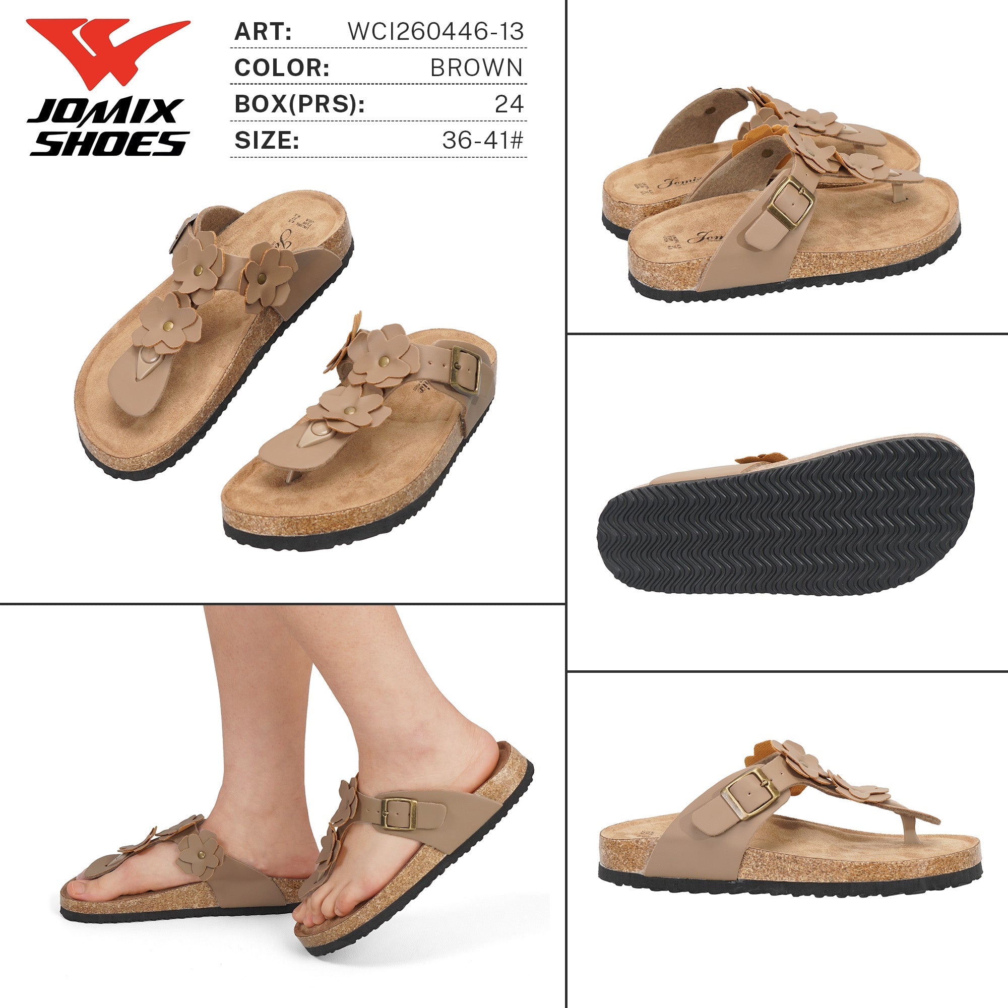 Infradito da Donna WCI260446 - 13 - Fornitura all'ingrosso di Infradito Donna da Jomix Shoes B2B