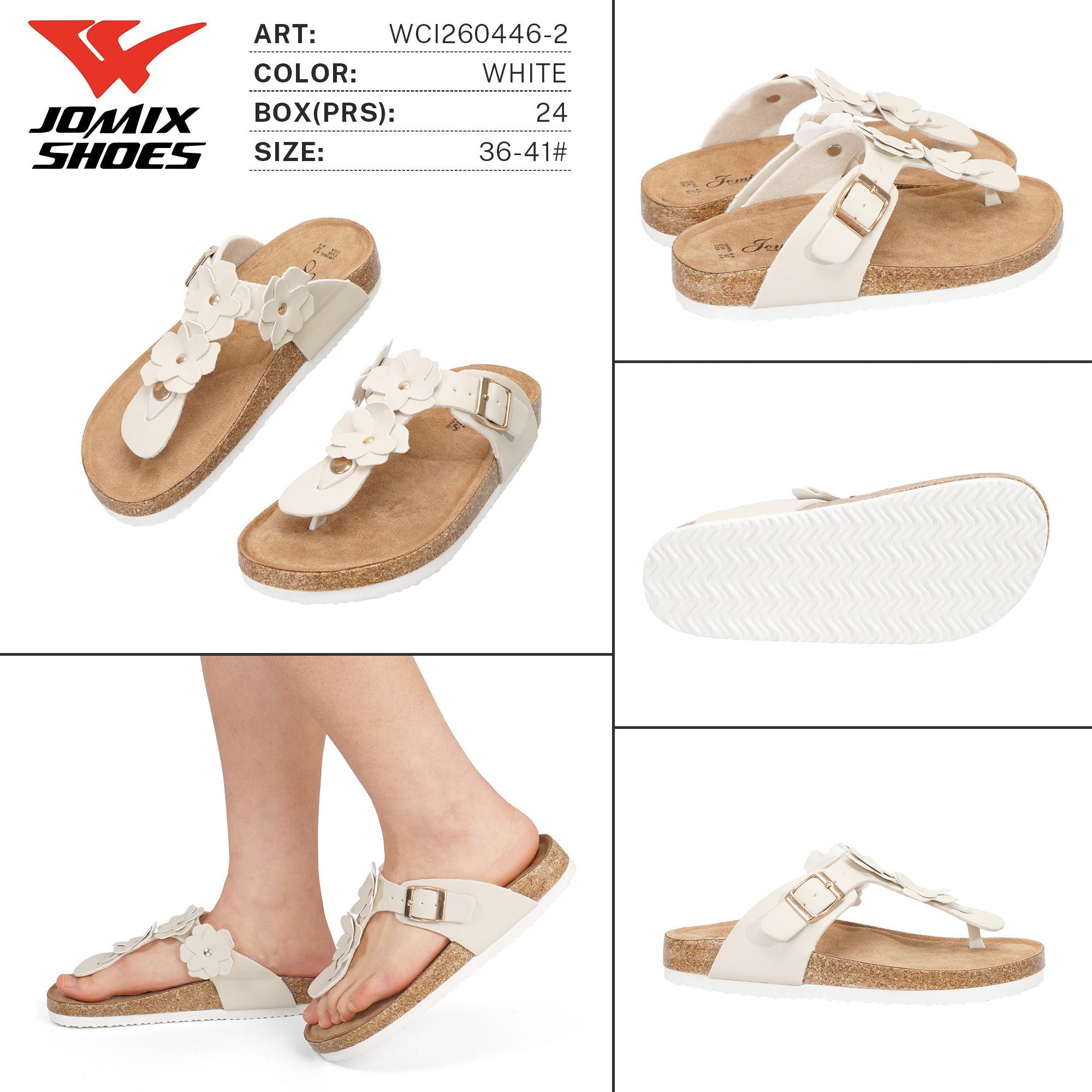 Infradito da Donna WCI260446 - 2 - Fornitura all'ingrosso di Infradito Donna da Jomix Shoes B2B