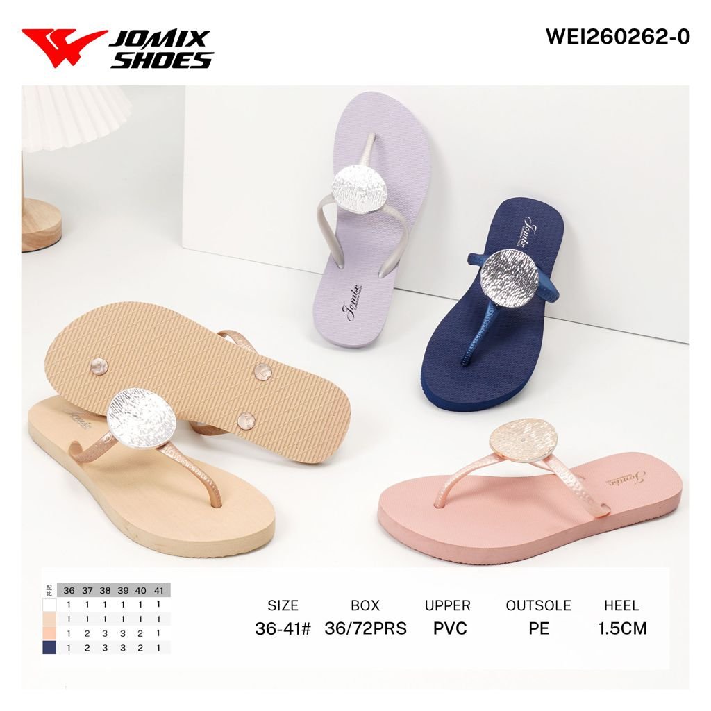 Infradito da Donna WEI260262 - 0 - Fornitura all'ingrosso di Infradito Donna da Jomix Shoes B2B