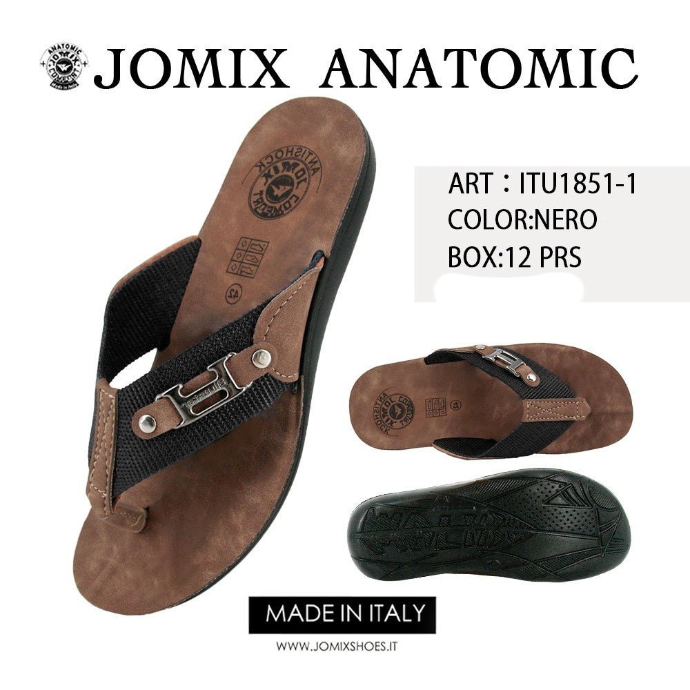 Infradito Da Uomo Made In Italy Jomix Shoes ITU1851 - 1 - Fornitura all'ingrosso di Sandali Uomo da Jomix Shoes B2B