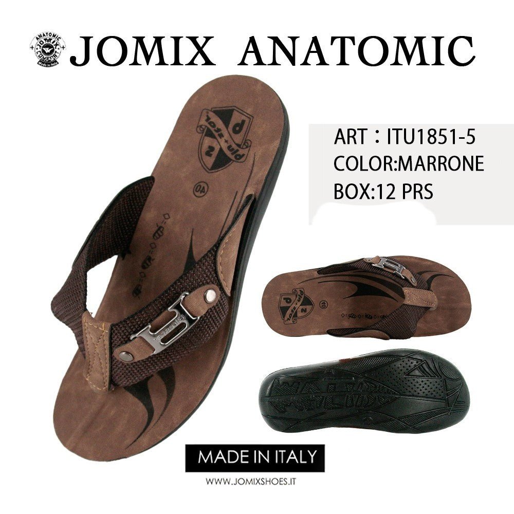Infradito Da Uomo Made In Italy Jomix Shoes ITU1851 - 5 - Fornitura all'ingrosso di Sandali Uomo da Jomix Shoes B2B