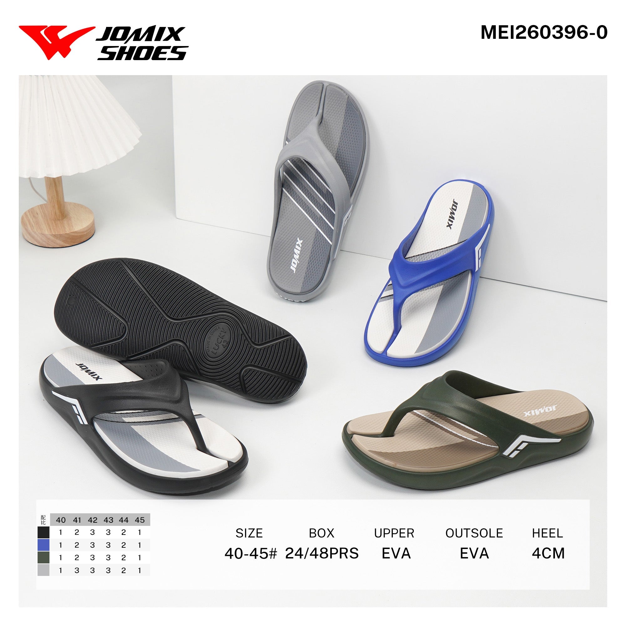 Infradito da Uomo MEI260396 - 0 - Fornitura all'ingrosso di Infradito Donna da Jomix Shoes B2B