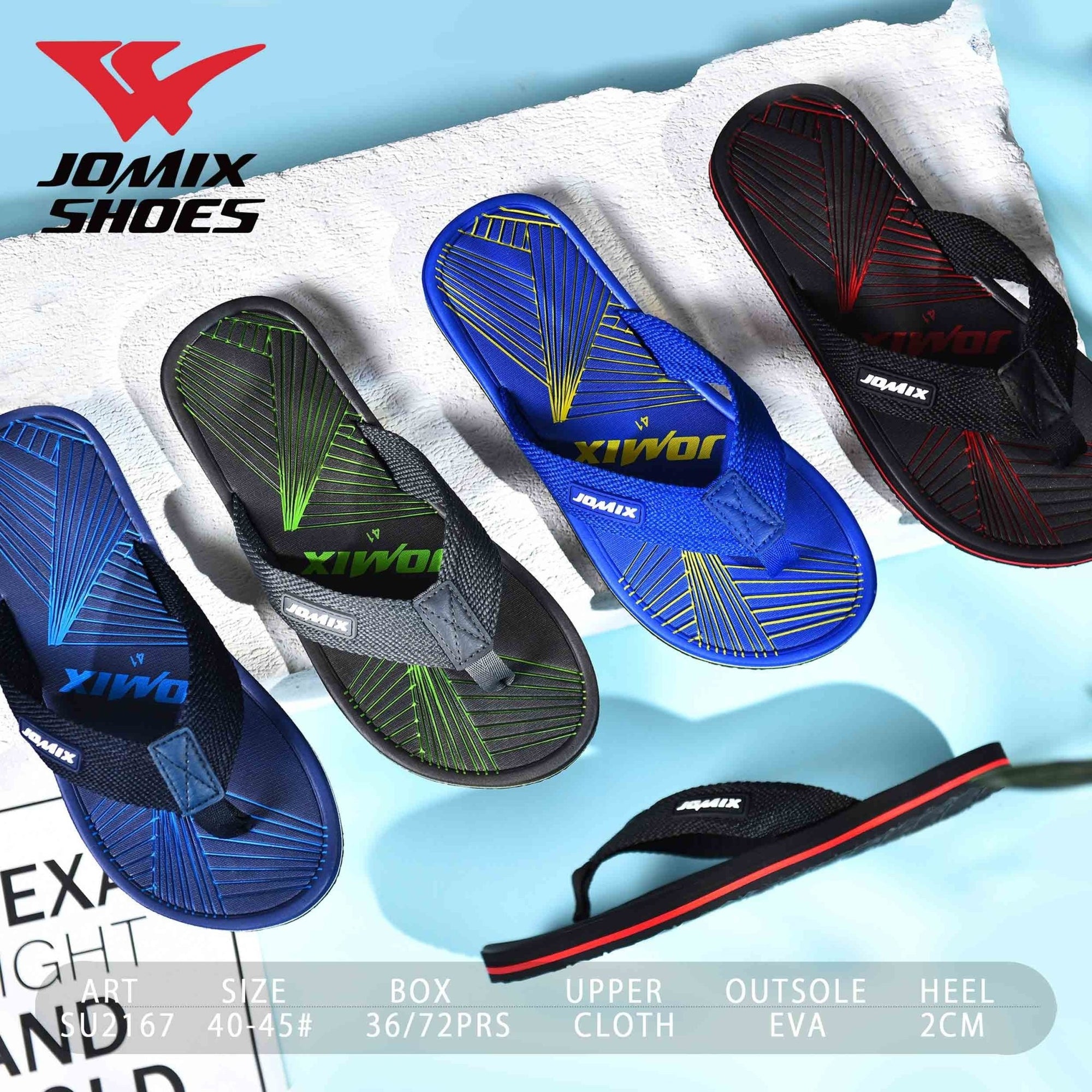 Infradito uomo estive a fascia Jomix Shoes SU2167 - Fornitura all'ingrosso di Infradito Uomo da Jomix Shoes B2B