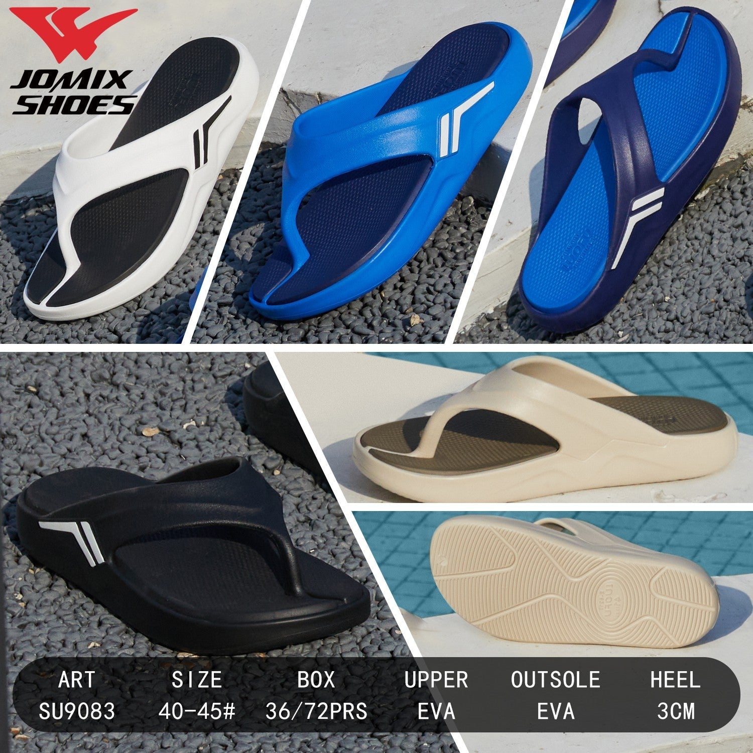 Infradito Uomo LuoFu SU9083 - Fornitura all'ingrosso di Infradito Uomo da Jomix Shoes B2B