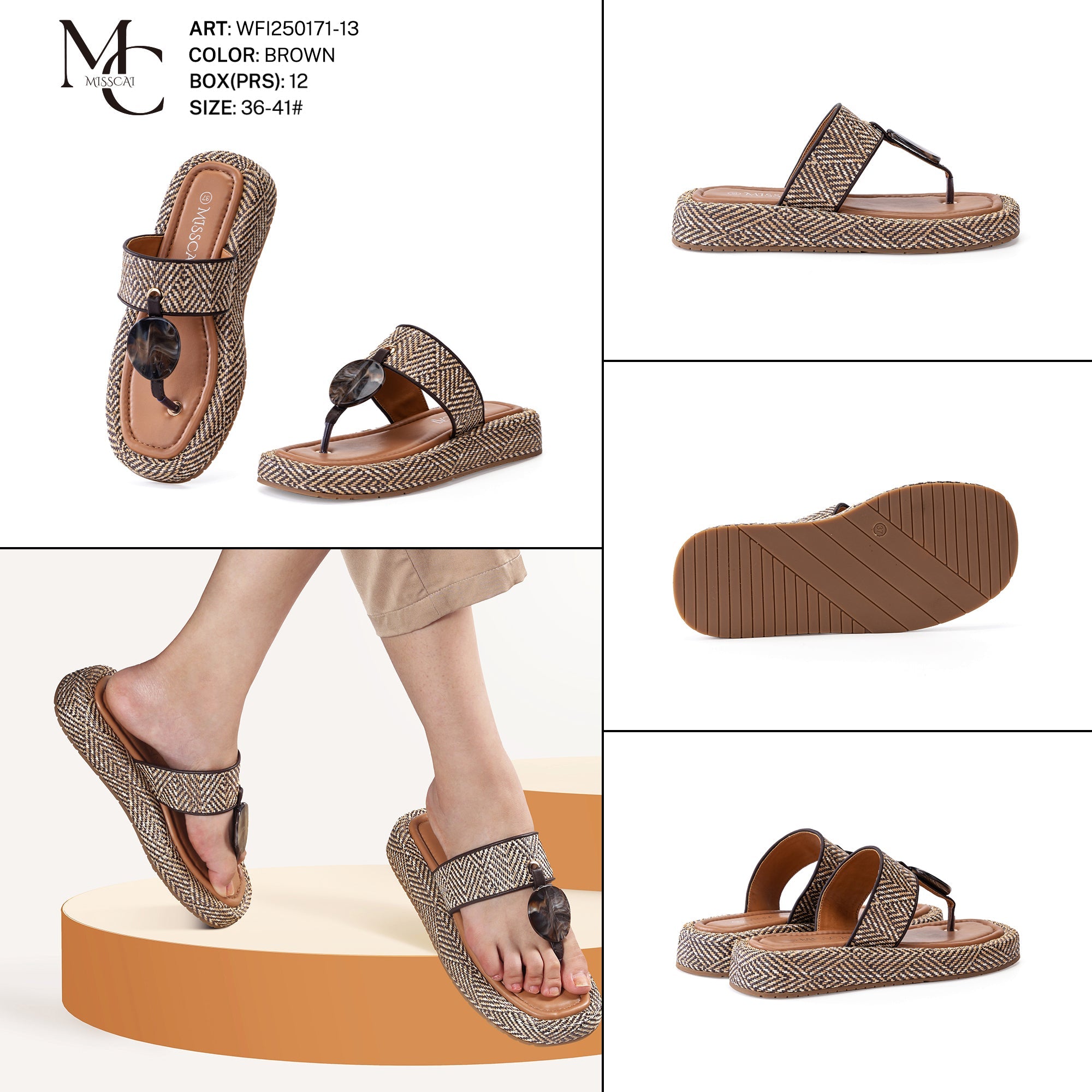 Miss Cai Sandali Donna Aperti Wfi250171 - 13 - Fornitura all'ingrosso di Sandali Donna da Jomix Shoes B2B