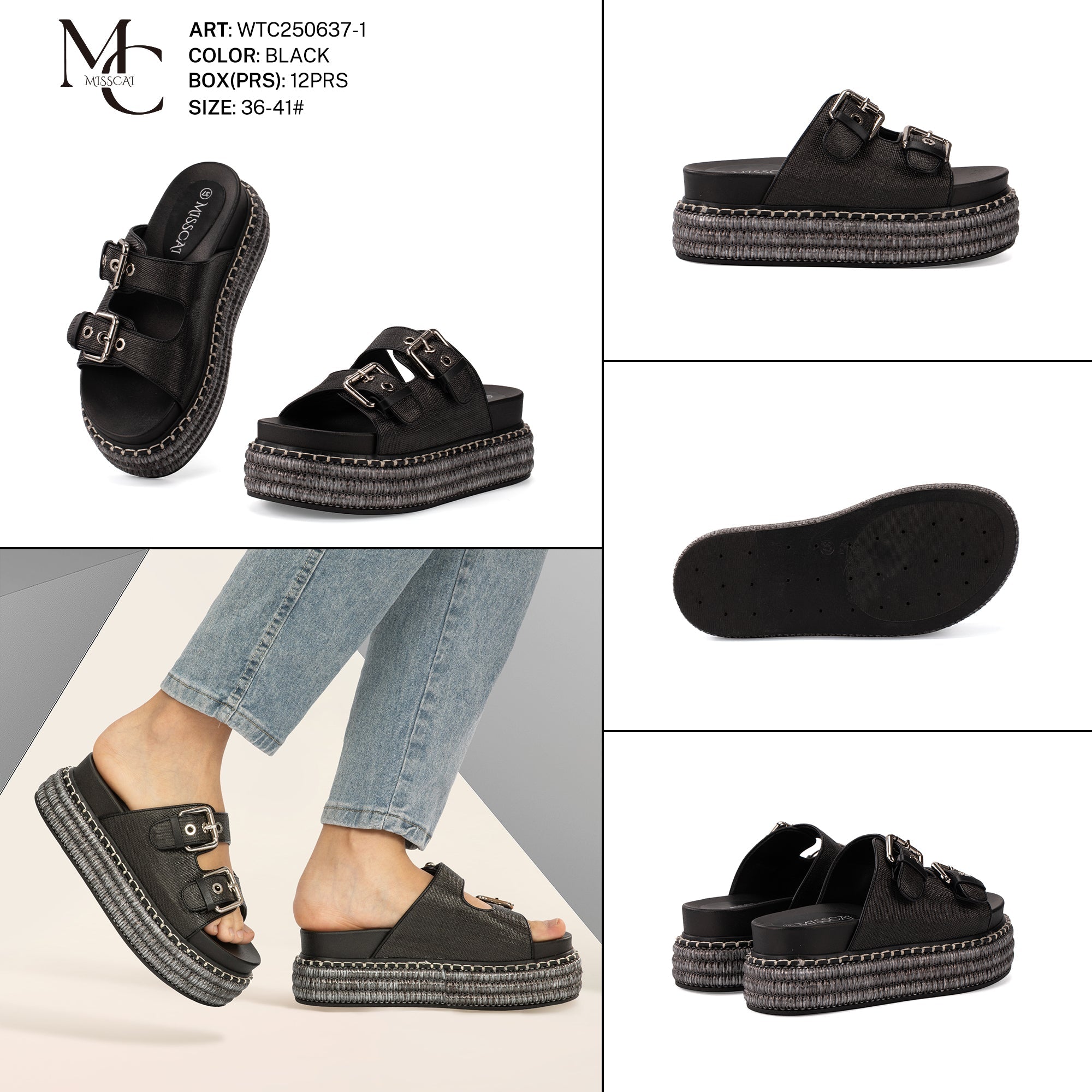 Miss Cai Sandali Donna Aperti Wtc250637 - 1 - Fornitura all'ingrosso di Sandali Donna da Jomix Shoes B2B