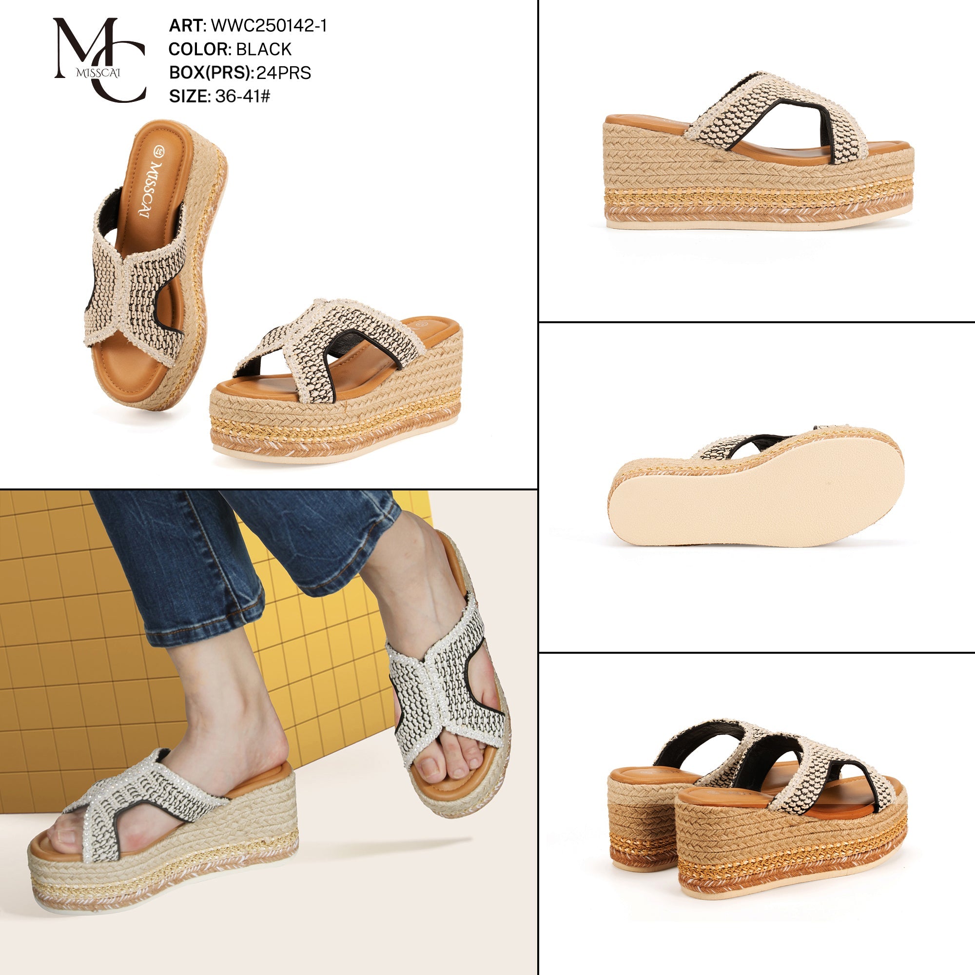 Miss Cai Sandali Donna Aperti Wwc250142 - 1 - Fornitura all'ingrosso di Sandali Donna da Jomix Shoes B2B