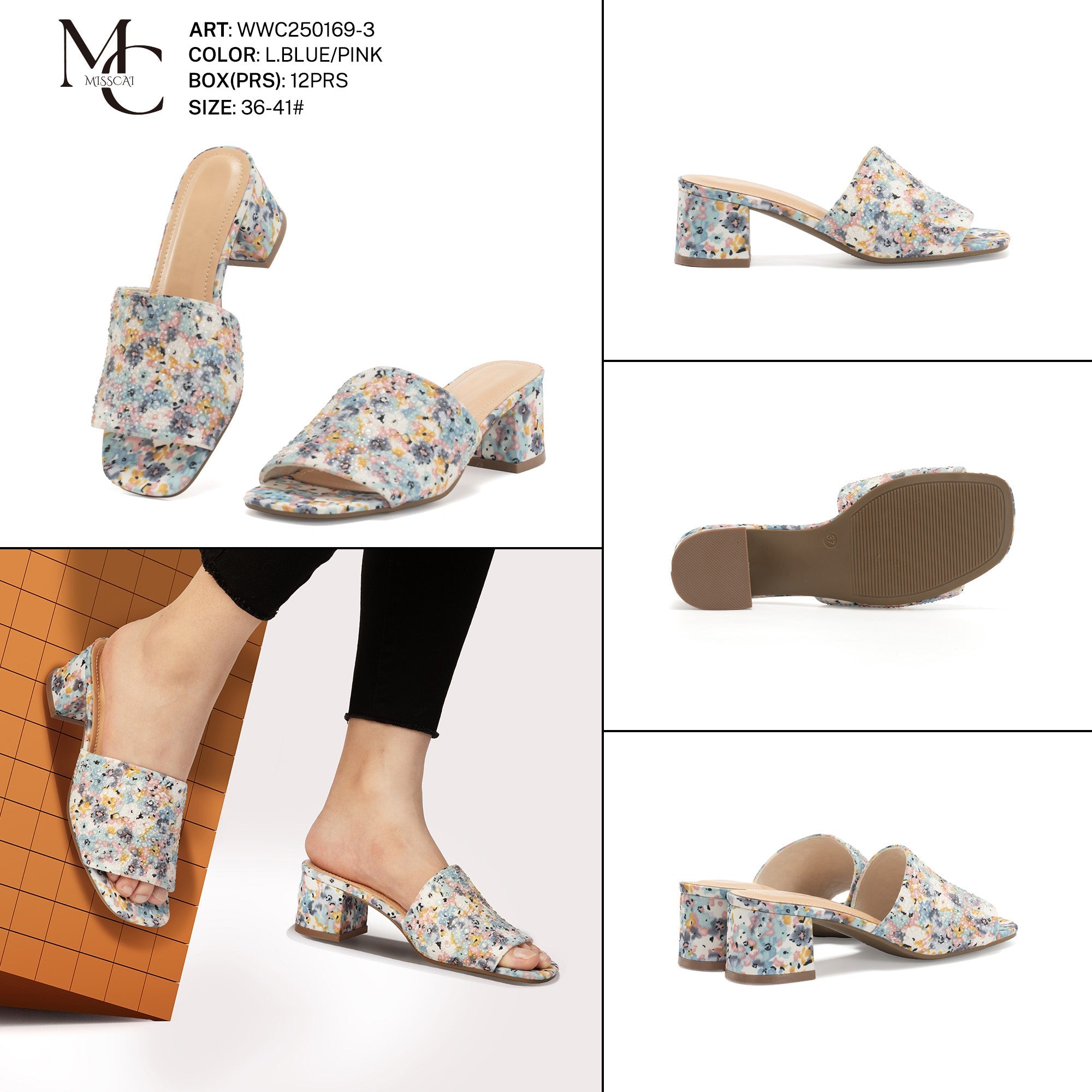 Miss Cai Sandali Donna Aperti Wwc250169 - 3 - Fornitura all'ingrosso di Sandali Donna da Jomix Shoes B2B
