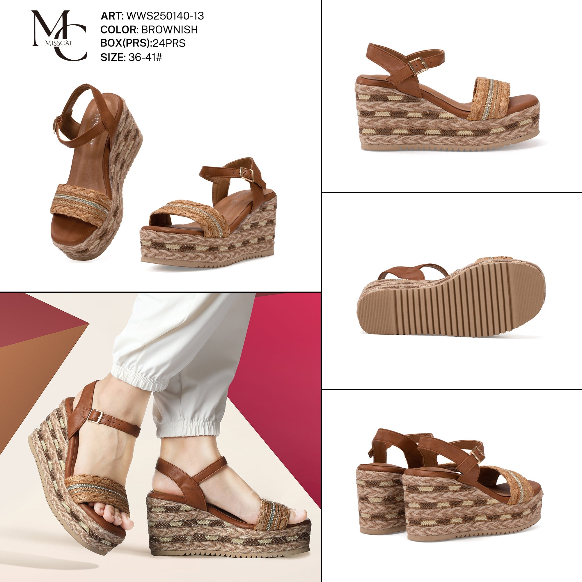 Miss Cai Sandali Donna Aperti Wws250140 - 13 - Fornitura all'ingrosso di Sandali Donna da Jomix Shoes B2B