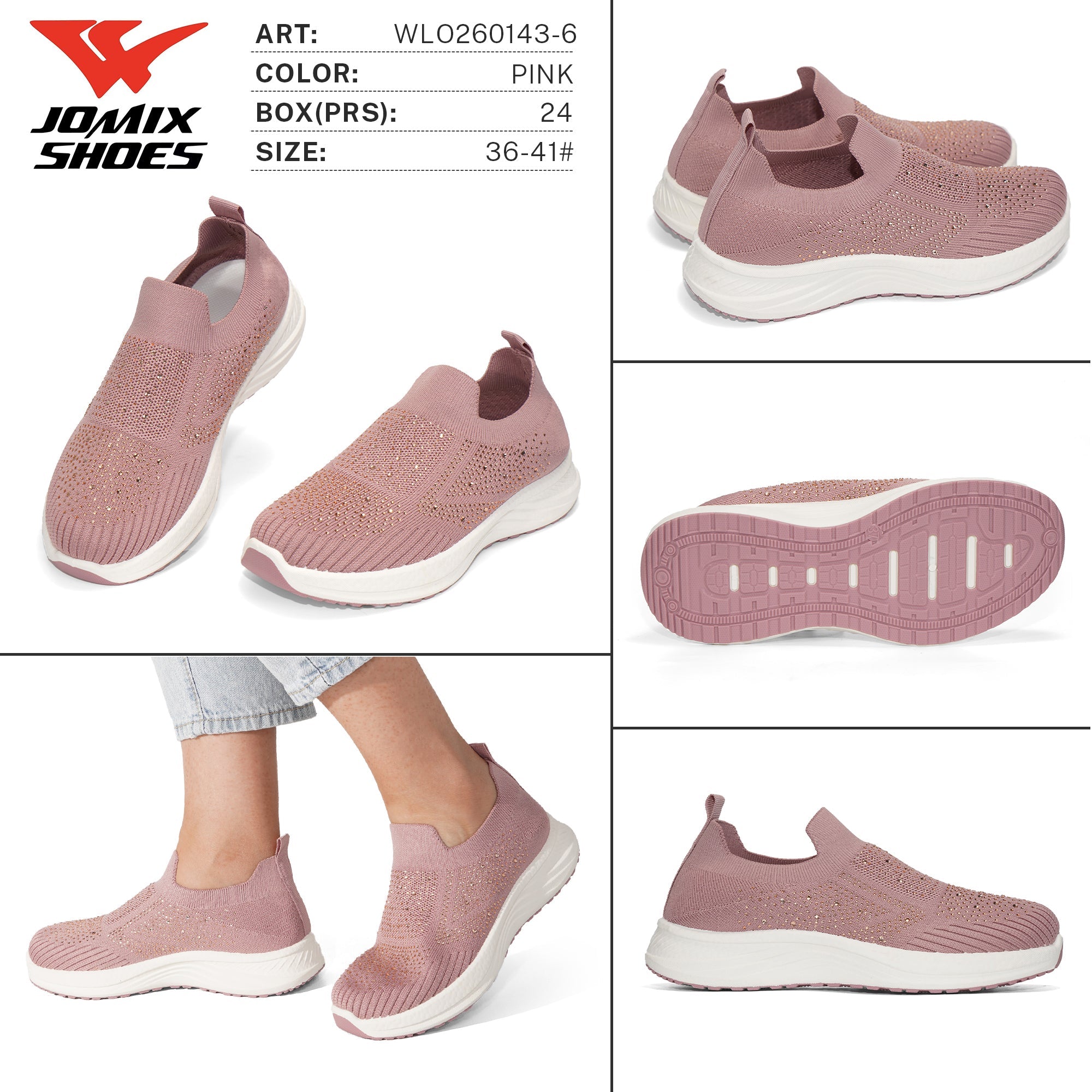 Mocassini da Donna WLO260143 - 6 - Fornitura all'ingrosso di Scarpe Donna da Jomix Shoes B2B