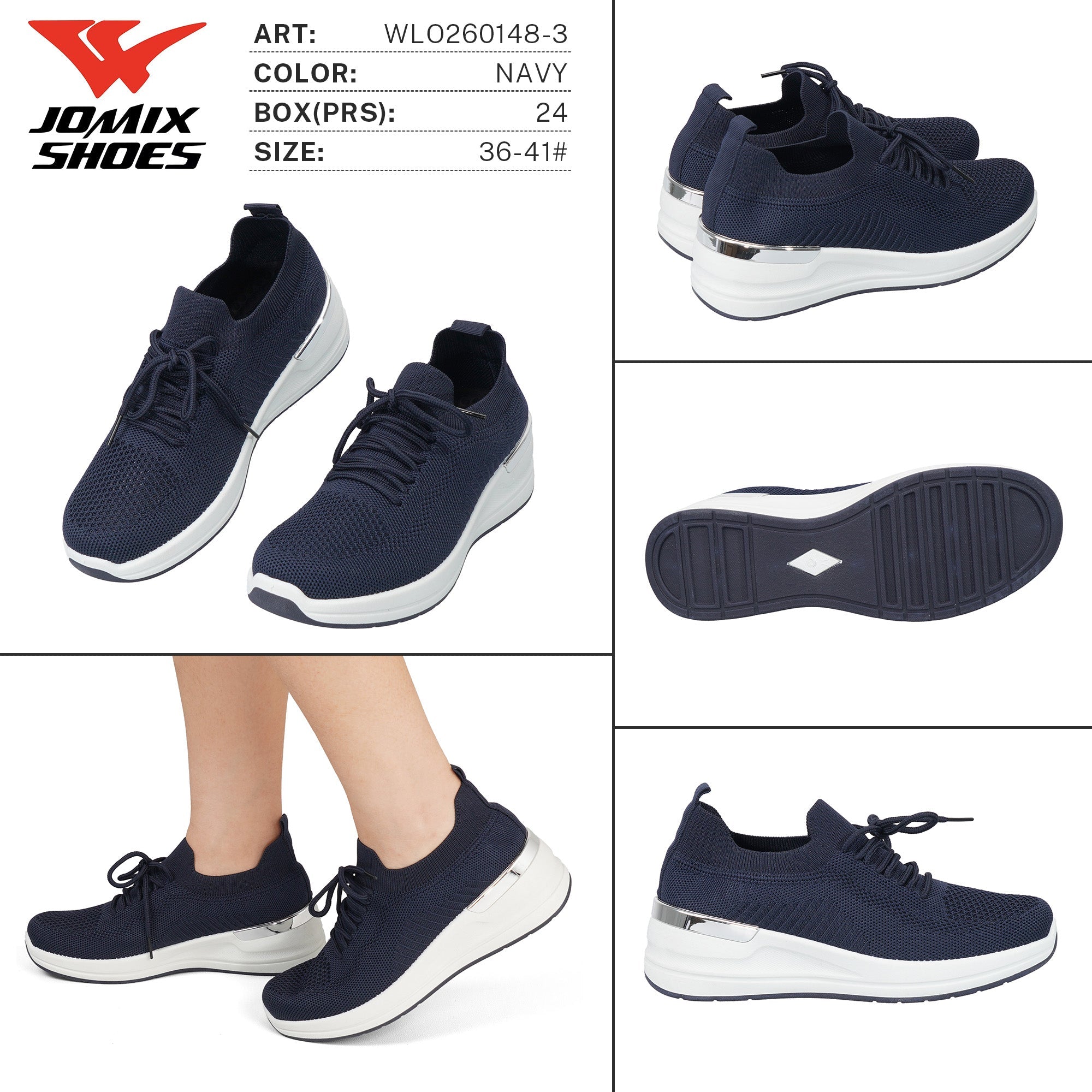 Mocassini da Donna WLO260148 - 3 - Fornitura all'ingrosso di Scarpe Donna da Jomix Shoes B2B