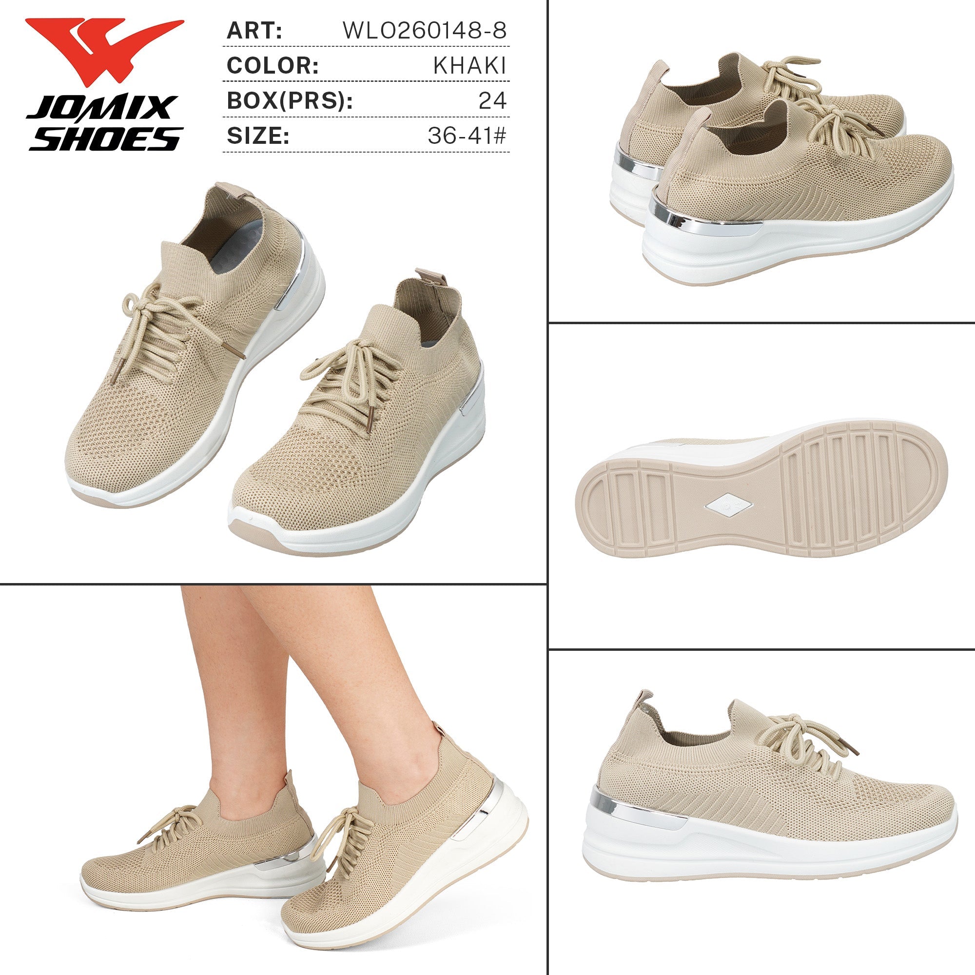 Mocassini da Donna WLO260148 - 8 - Fornitura all'ingrosso di Scarpe Donna da Jomix Shoes B2B