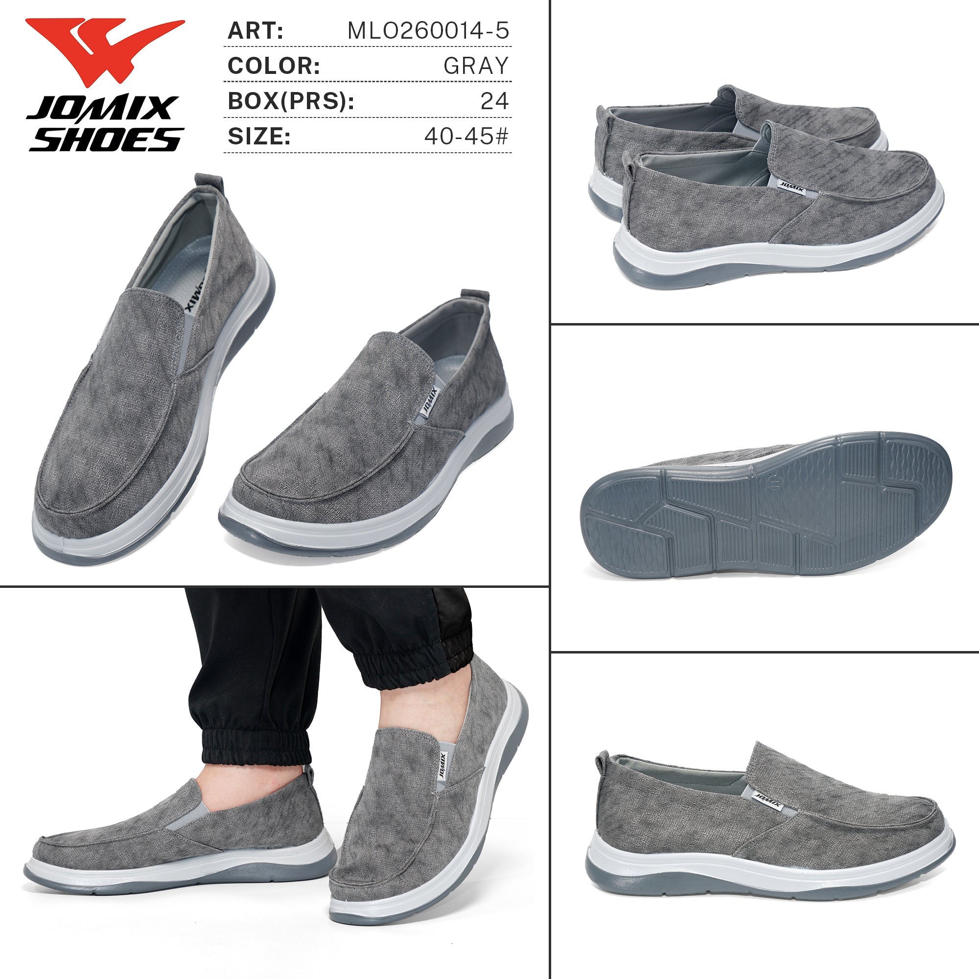 Mocassini da Uomo MLO260014 - 5 - Fornitura all'ingrosso di Mocassini da Jomix Shoes B2B