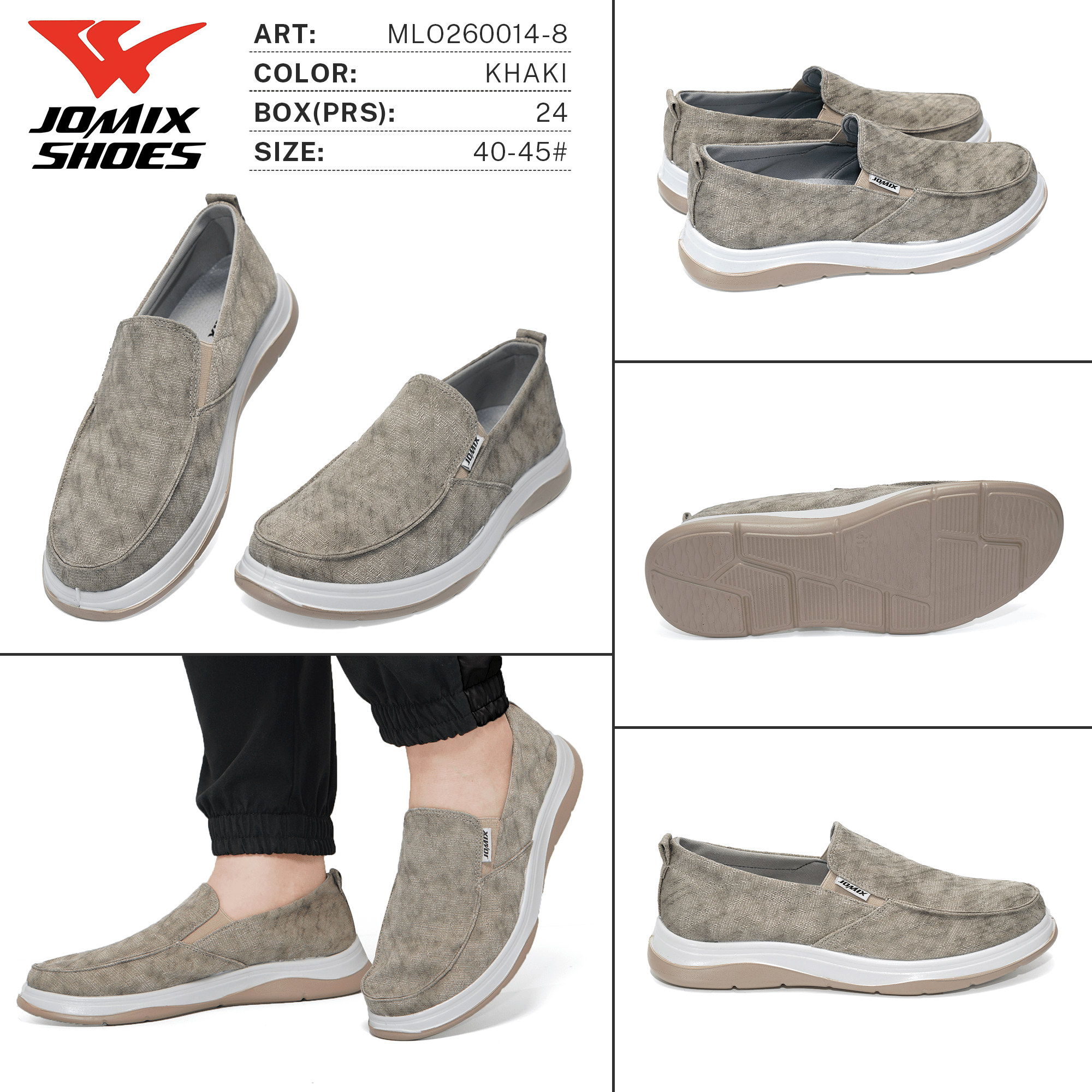 Mocassini da Uomo MLO260014 - 8 - Fornitura all'ingrosso di Mocassini da Jomix Shoes B2B