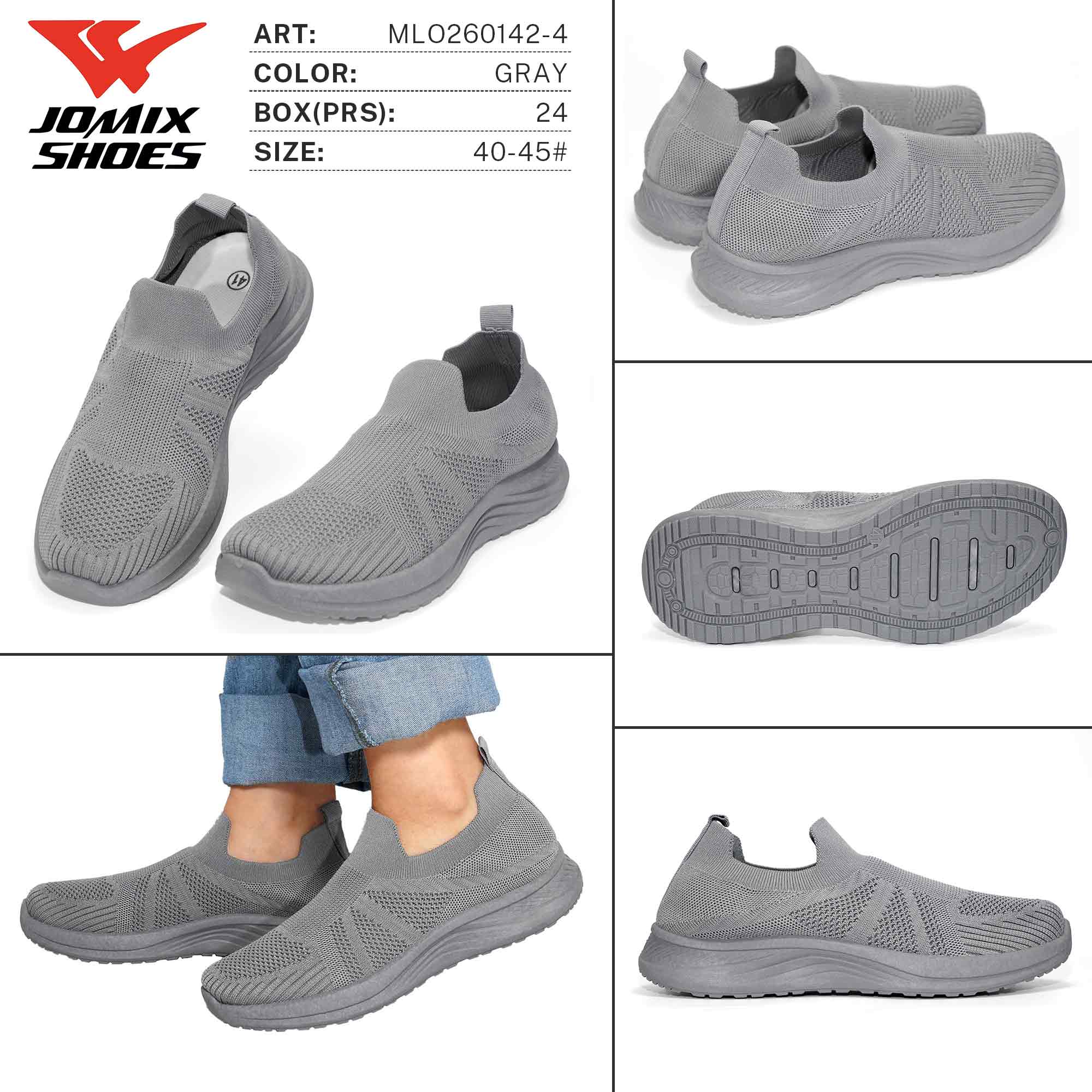 Mocassini da Uomo MLO260142 - 4 - Fornitura all'ingrosso di Mocassini da Jomix Shoes B2B