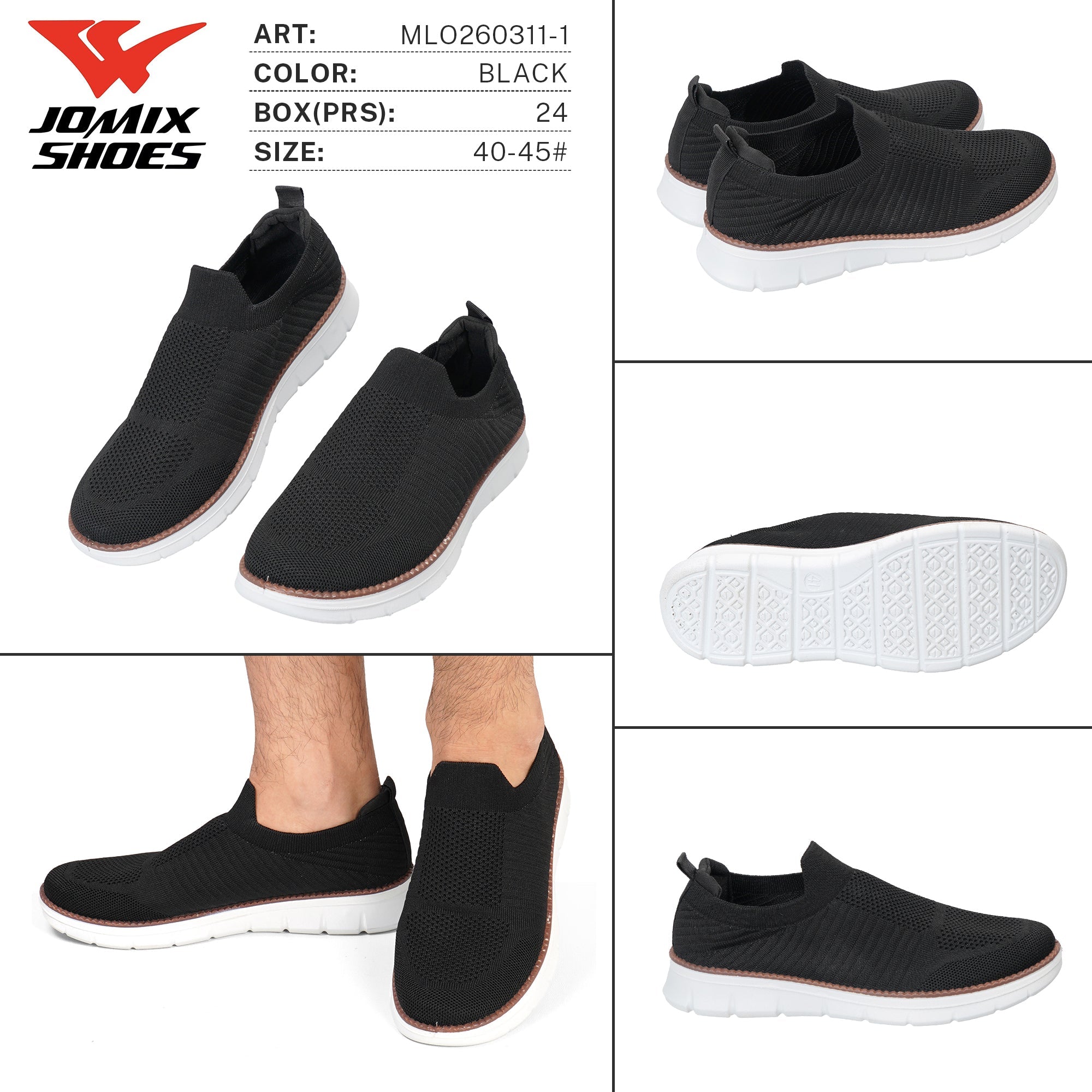 Mocassini da Uomo MLO260311 - 1 - Fornitura all'ingrosso di Mocassini da Jomix Shoes B2B