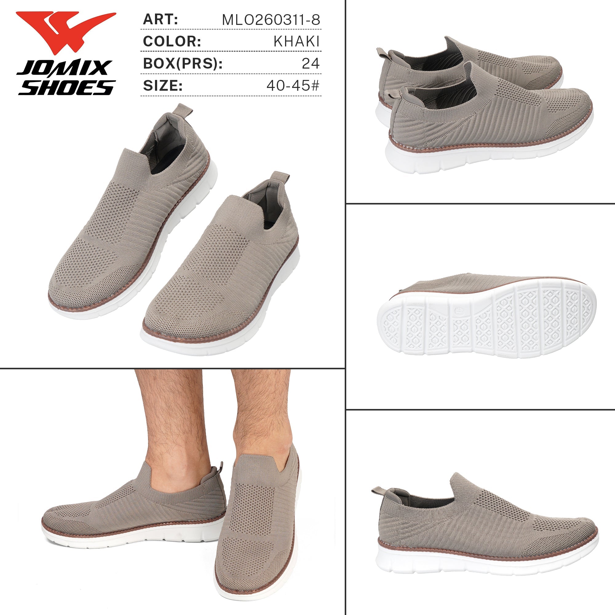 Mocassini da Uomo MLO260311 - 8 - Fornitura all'ingrosso di Mocassini da Jomix Shoes B2B