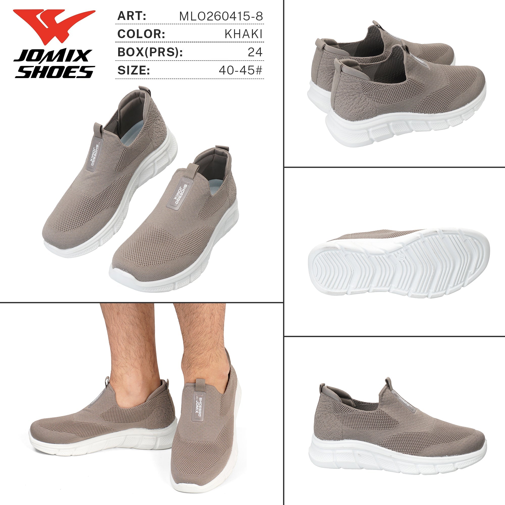 Mocassini da Uomo MLO260415 - 8 - Fornitura all'ingrosso di Mocassini da Jomix Shoes B2B