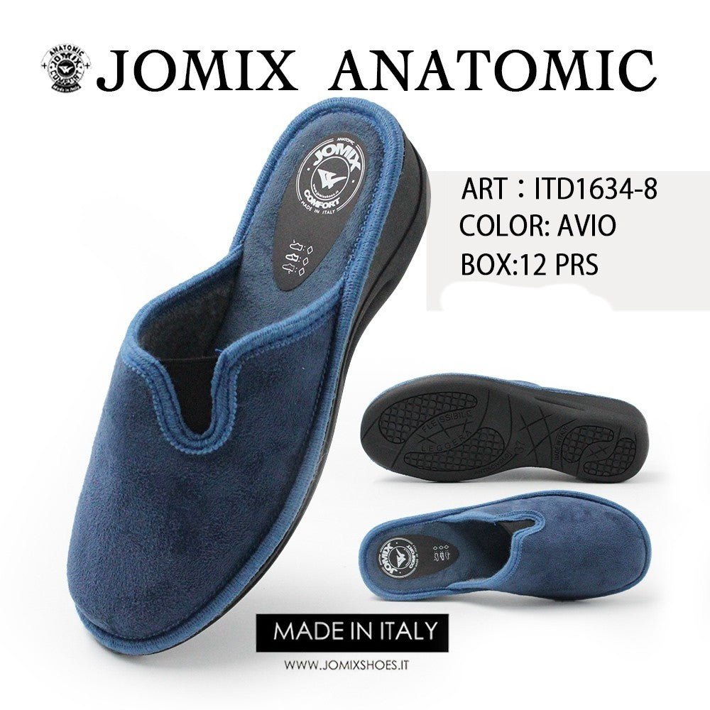 Pantofole anatomiche da donna invernali Jomix Shoes 33 AVIO - ITD1634 - 8 - Fornitura all'ingrosso di Pantofole Donna da Jomix Shoes B2B