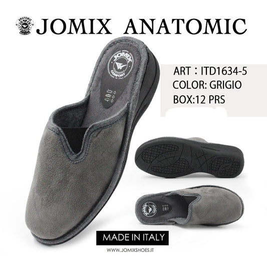 Pantofole anatomiche da donna invernali Jomix Shoes 33 GRIGIO-ITD1634-5