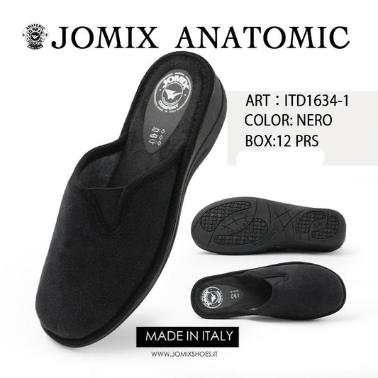 Pantofole anatomiche da donna invernali Jomix Shoes 33 NERO-ITD1634-1