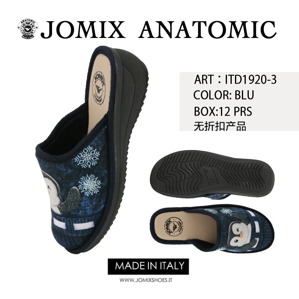 Pantofole anatomiche da donna invernali Jomix Shoes ITD1920 - 3 - Fornitura all'ingrosso di Pantofole Donna da Jomix Shoes B2B
