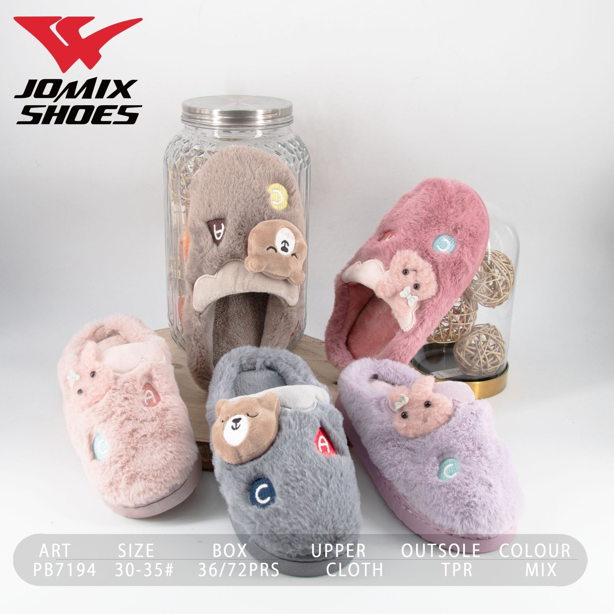 Pantofole da bambini invernali Jomix Shoes PB7194 - Fornitura all&#39;ingrosso di Pantofole Bambini da Jomix Shoes B2B
